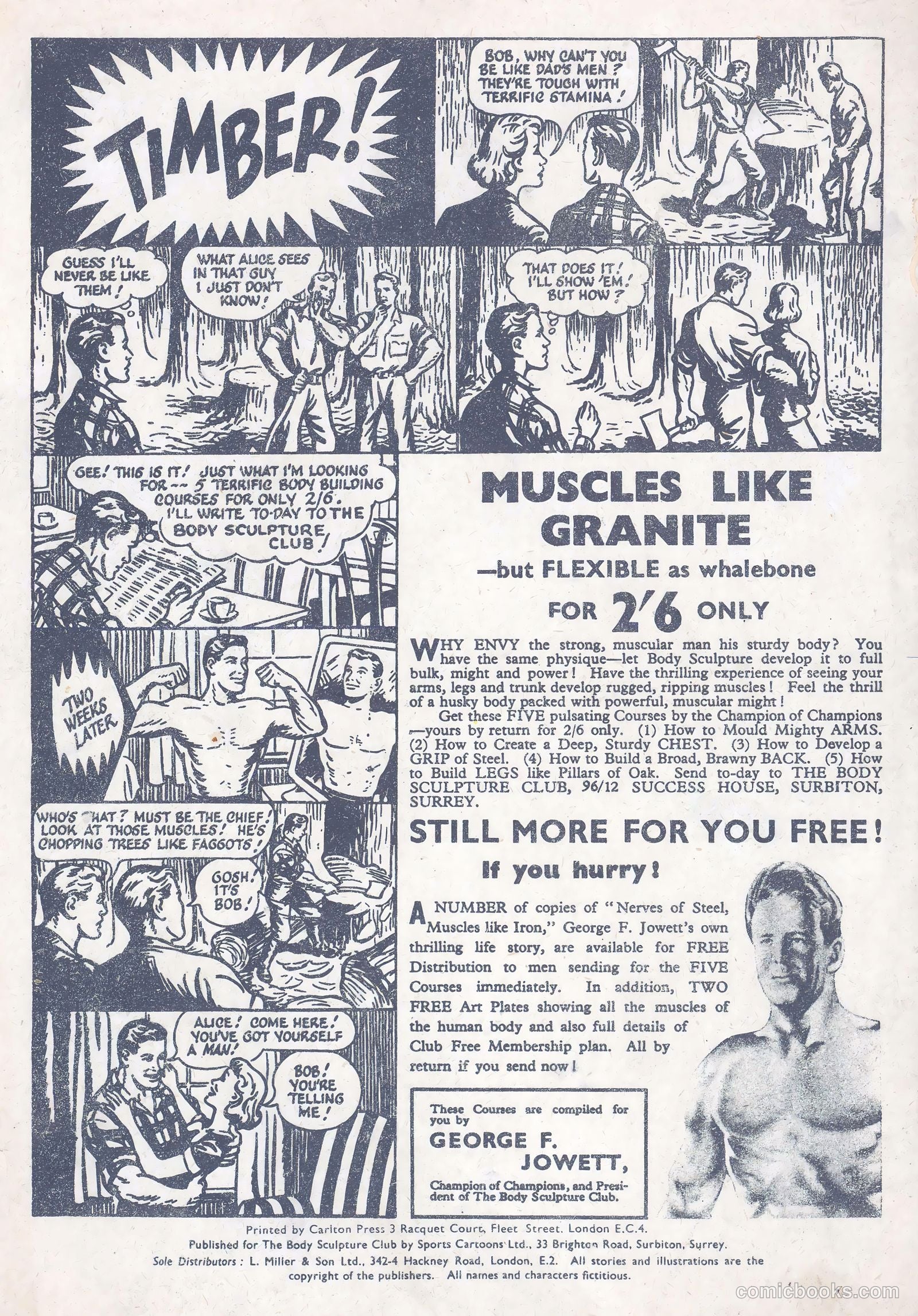 Football Comic #3 (1952) — page 28 of 28