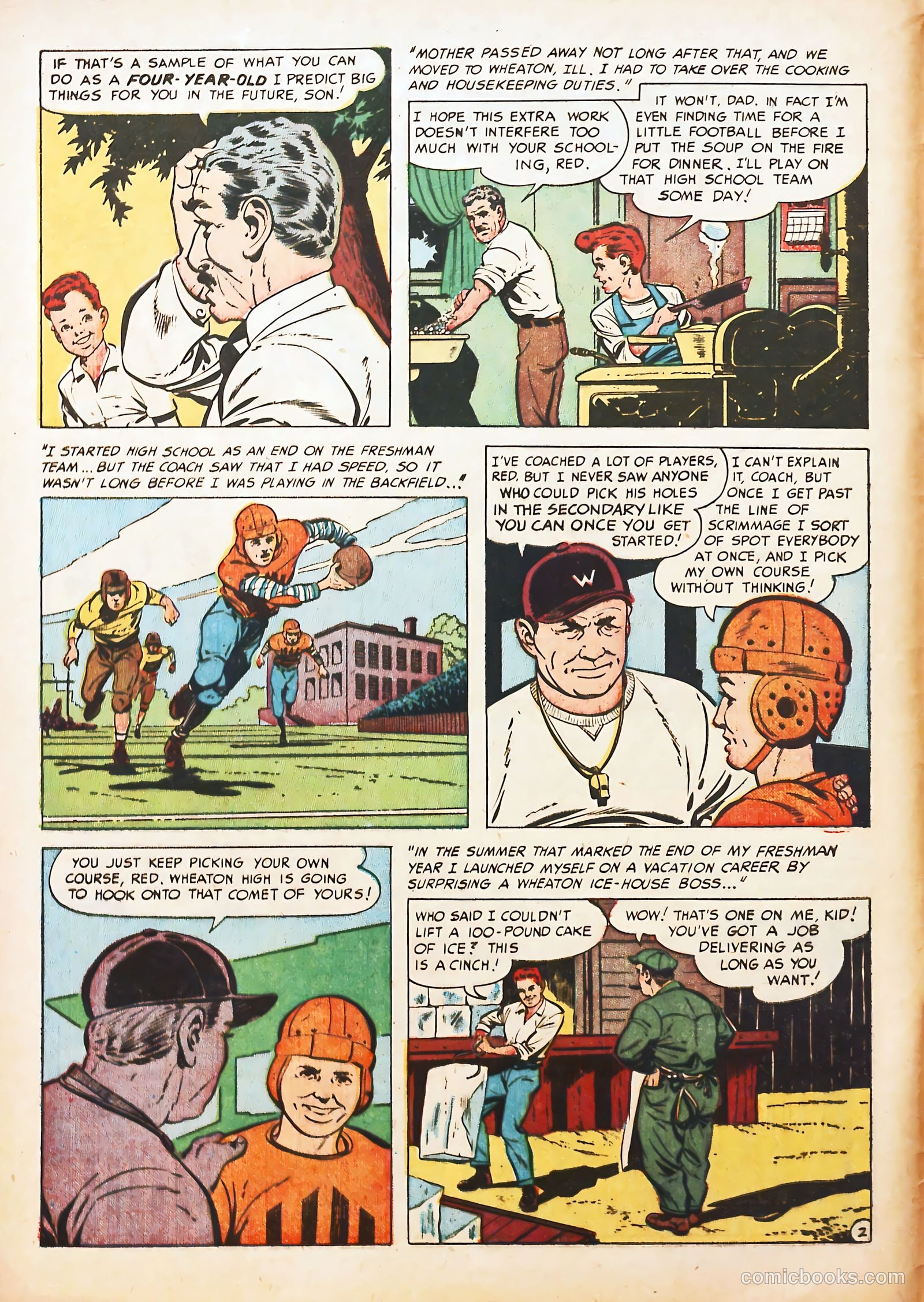 Football Thrills #1 (1951) — page 4 of 36