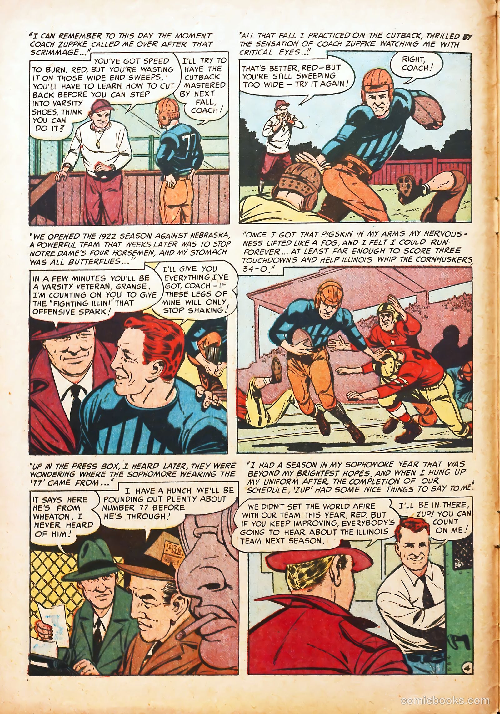 Football Thrills #1 (1951) — page 6 of 36