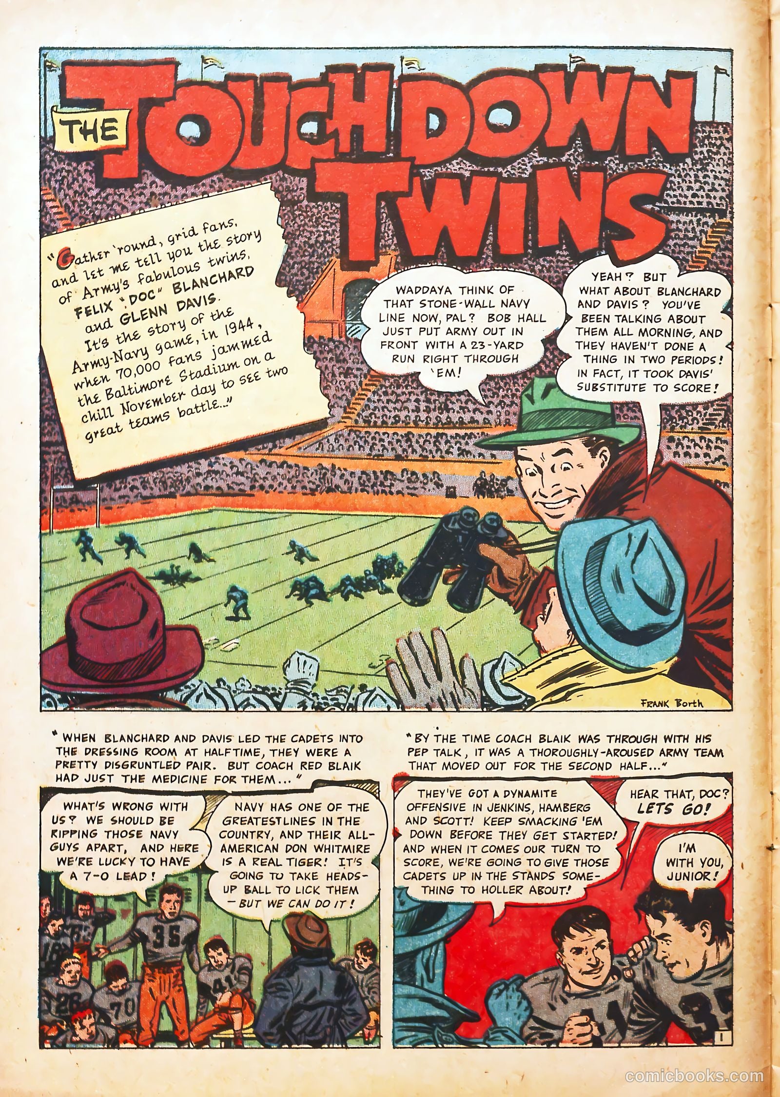 Football Thrills #1 (1951) — page 10 of 36