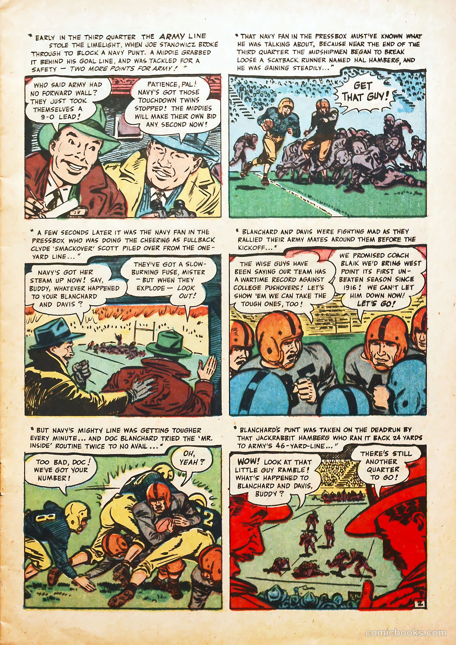 Football Thrills #1 (1951) — page 11 of 36
