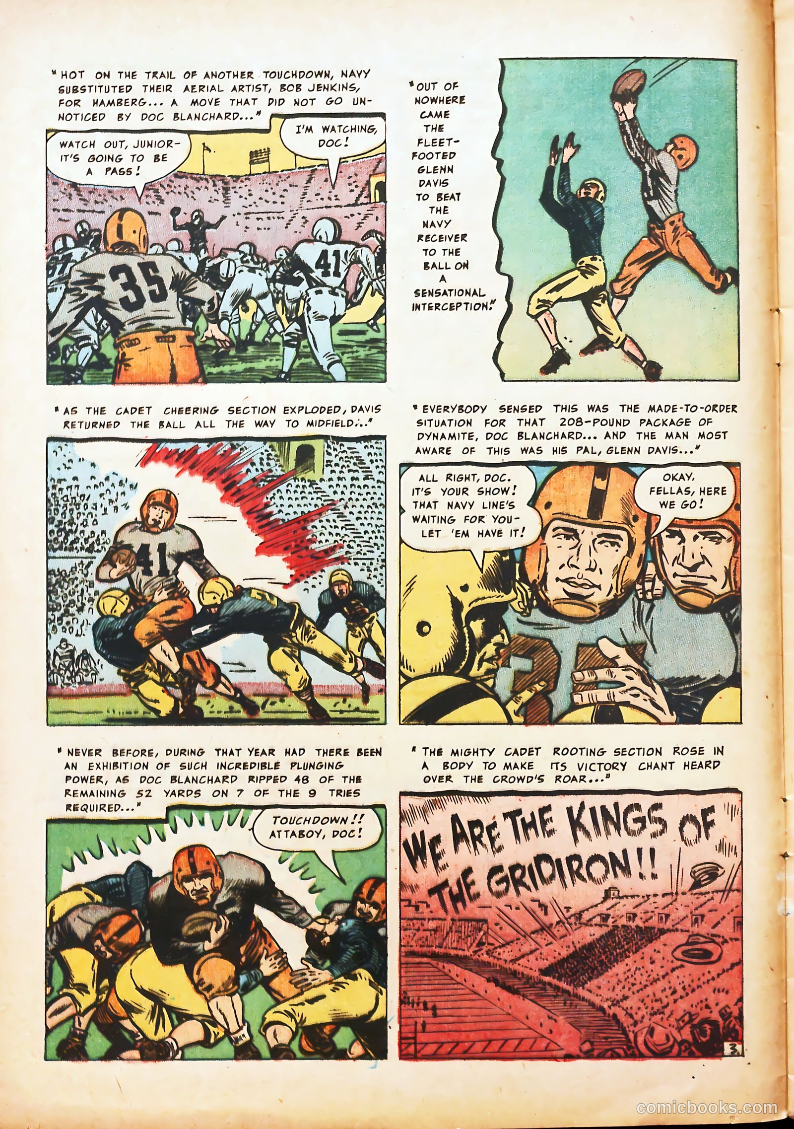 Football Thrills #1 (1951) — page 12 of 36
