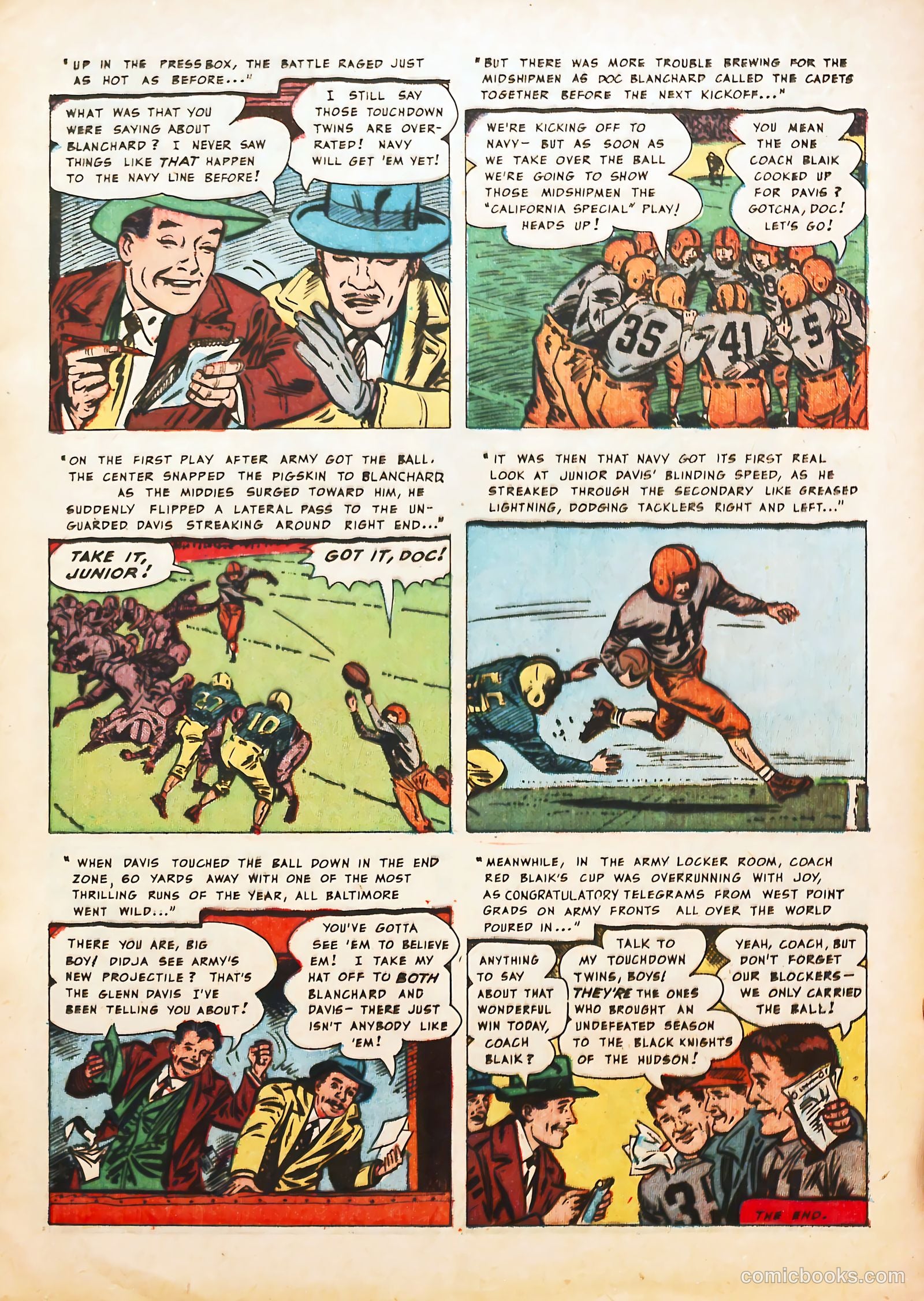 Football Thrills #1 (1951) — page 13 of 36