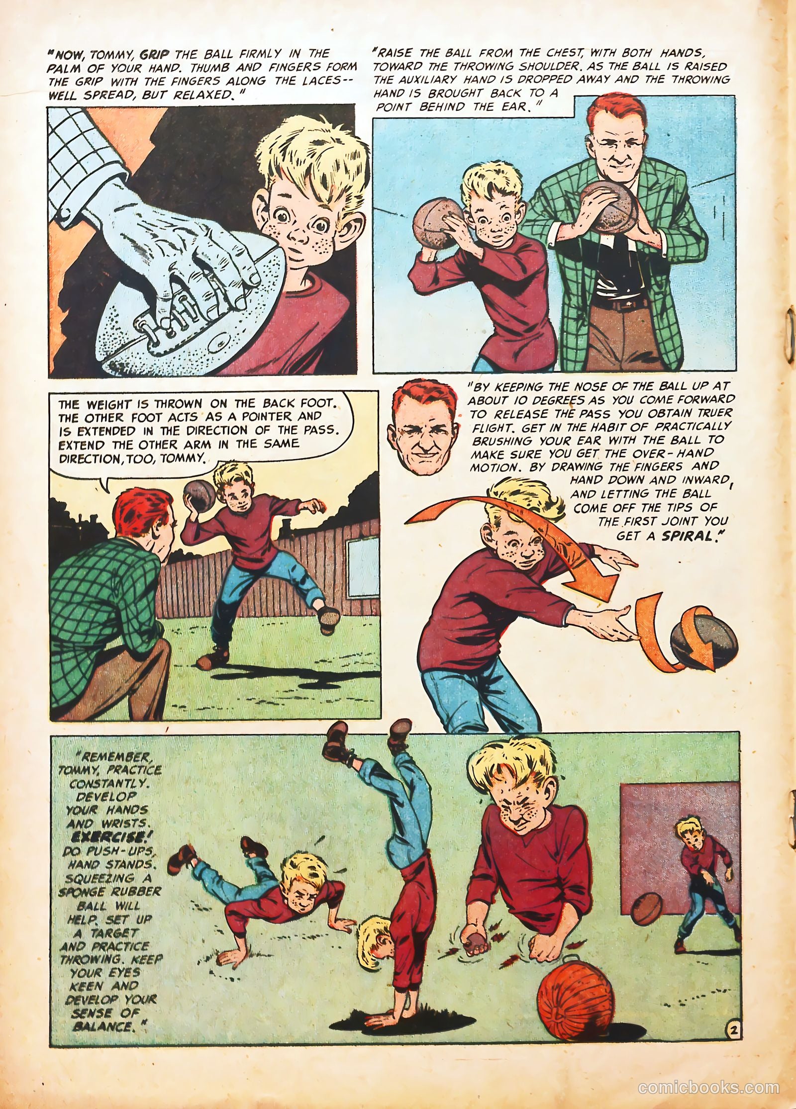 Football Thrills #1 (1951) — page 18 of 36