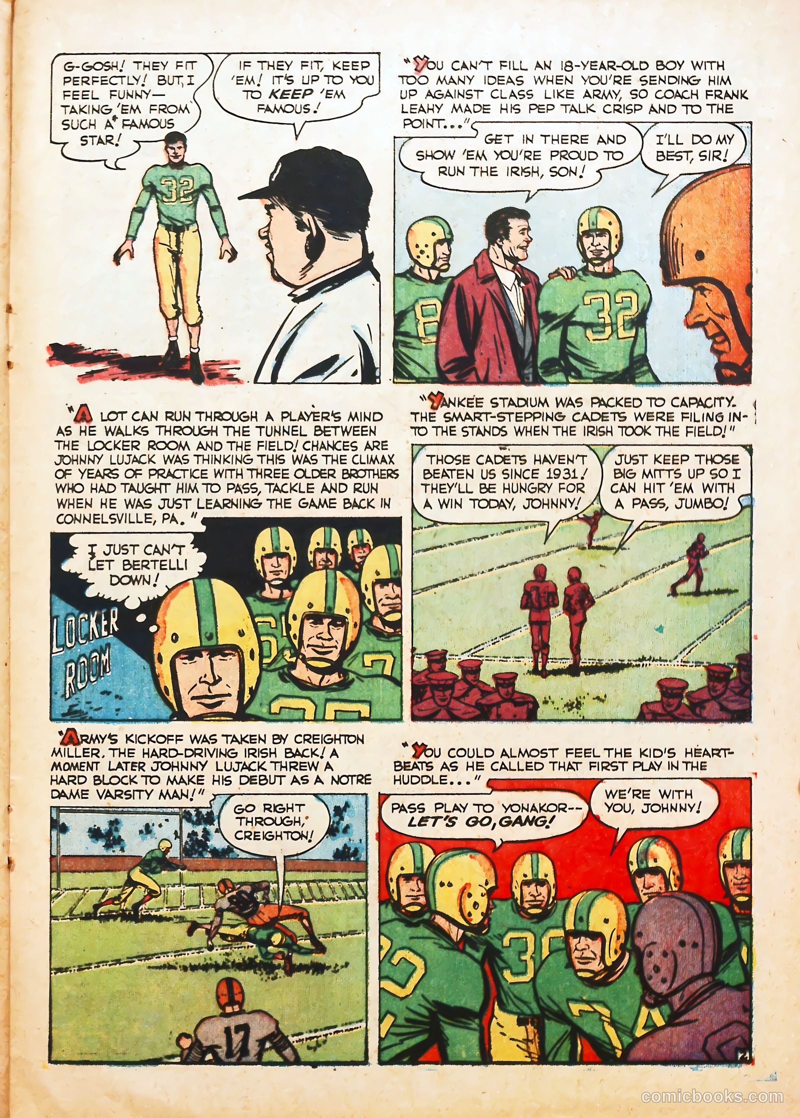 Football Thrills #1 (1951) — page 23 of 36