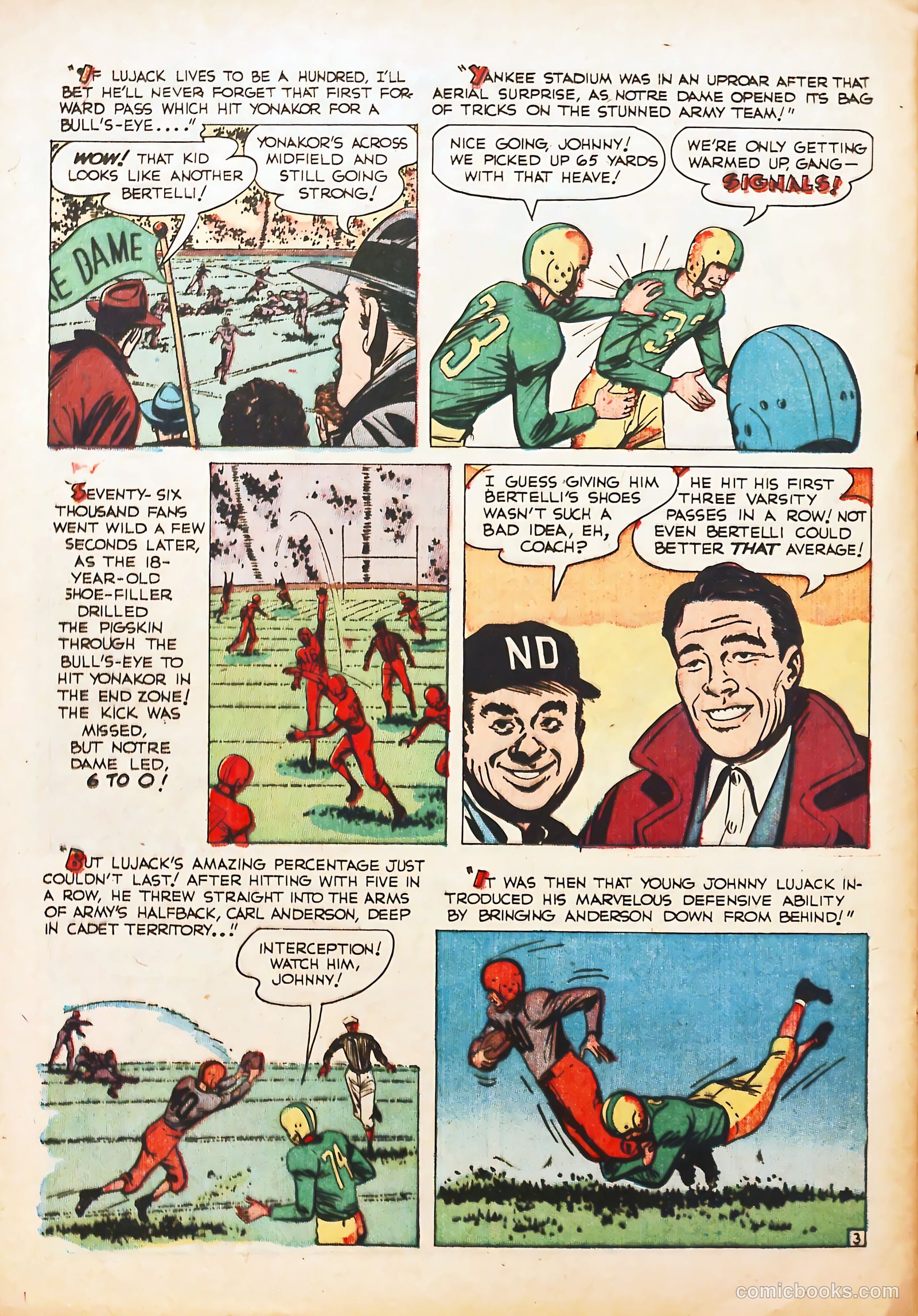 Football Thrills #1 (1951) — page 24 of 36