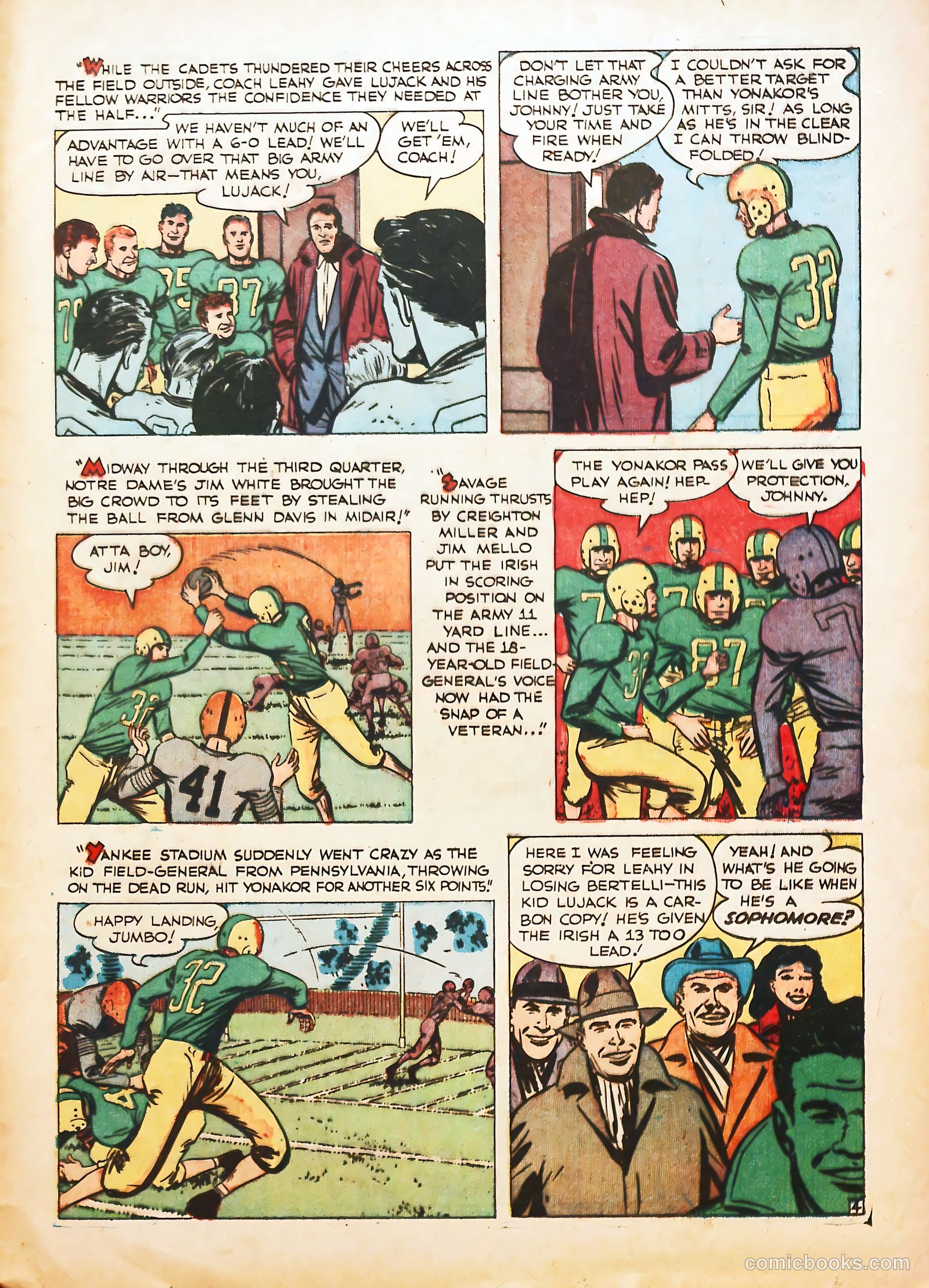 Football Thrills #1 (1951) — page 25 of 36
