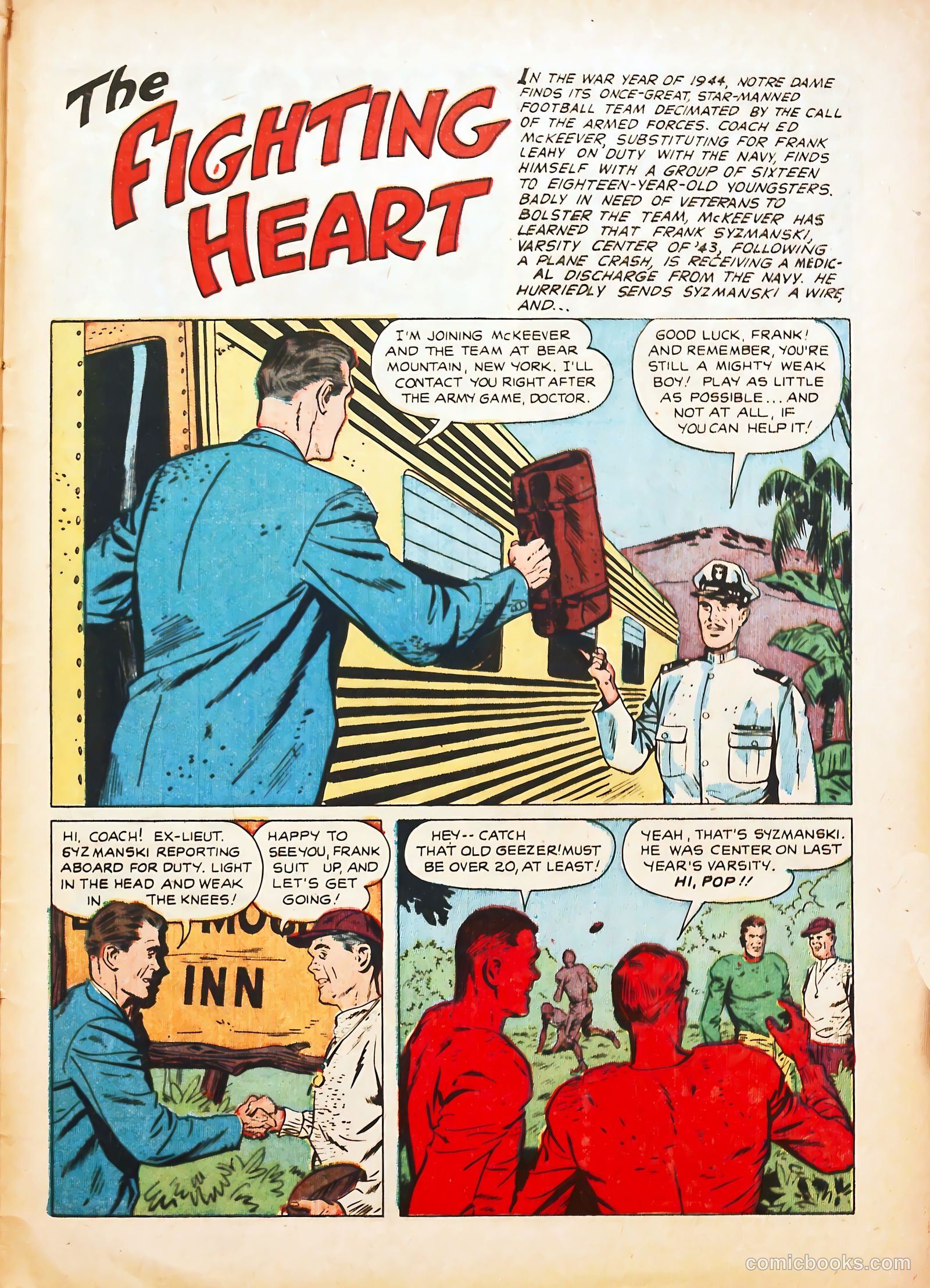 Football Thrills #1 (1951) — page 29 of 36