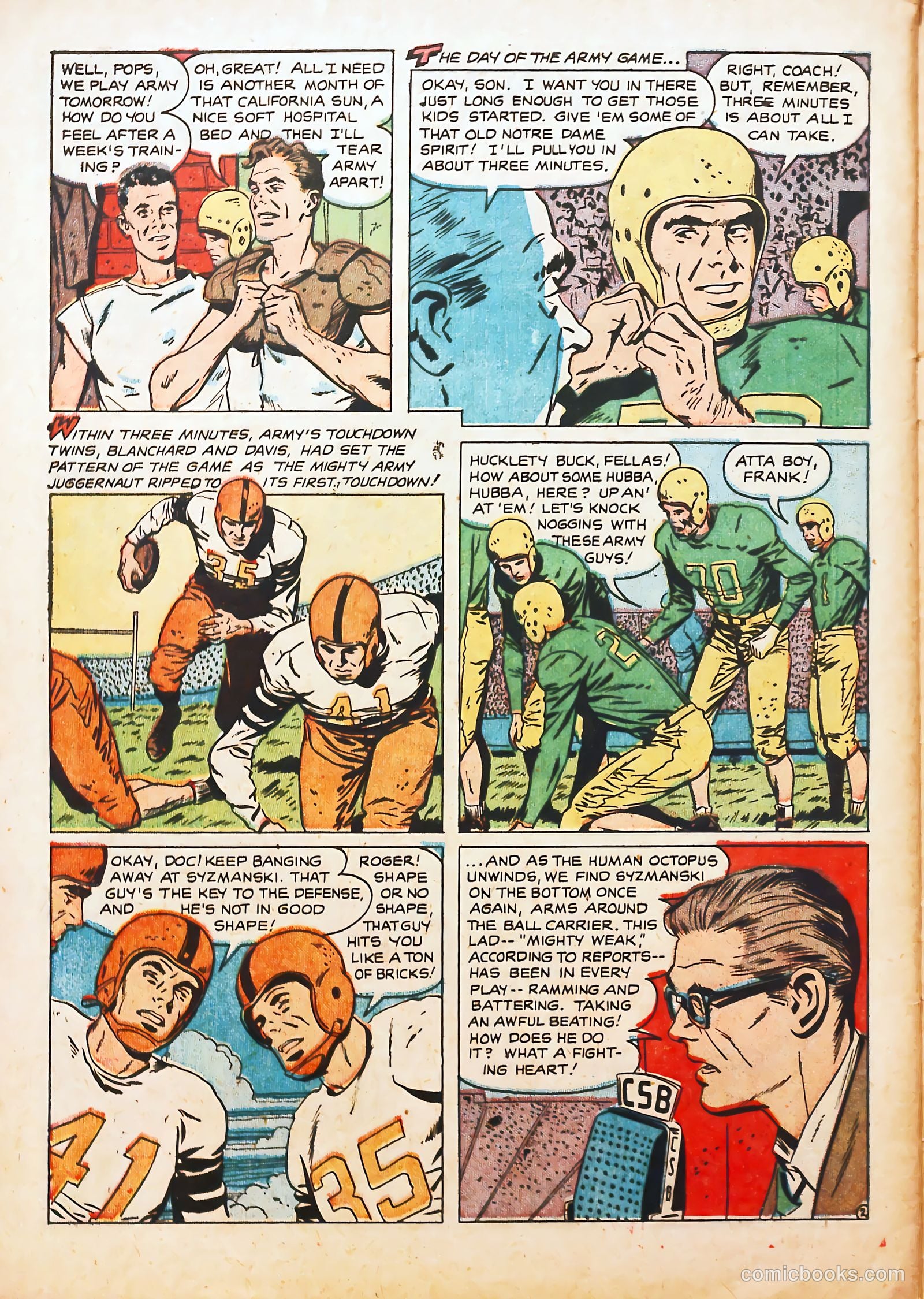Football Thrills #1 (1951) — page 30 of 36