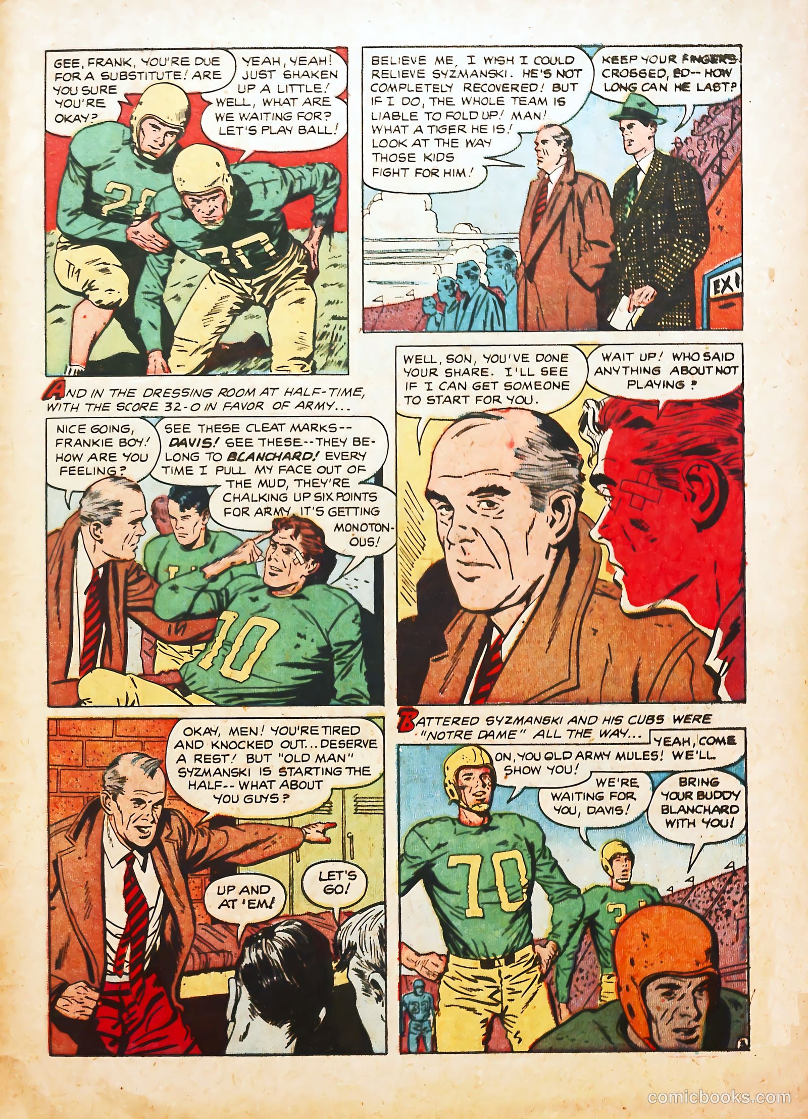 Football Thrills #1 (1951) — page 31 of 36