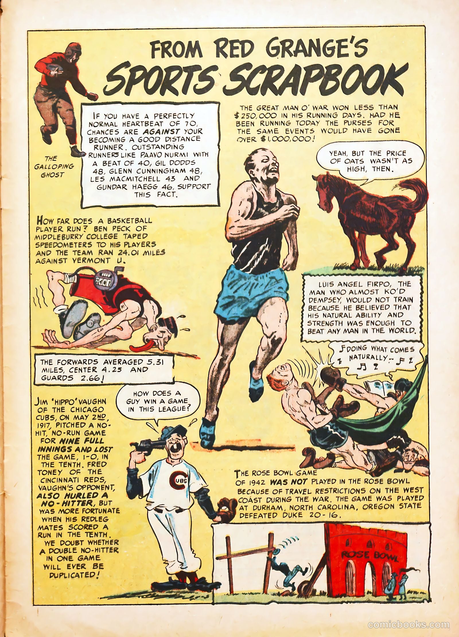 Football Thrills #1 (1951) — page 33 of 36
