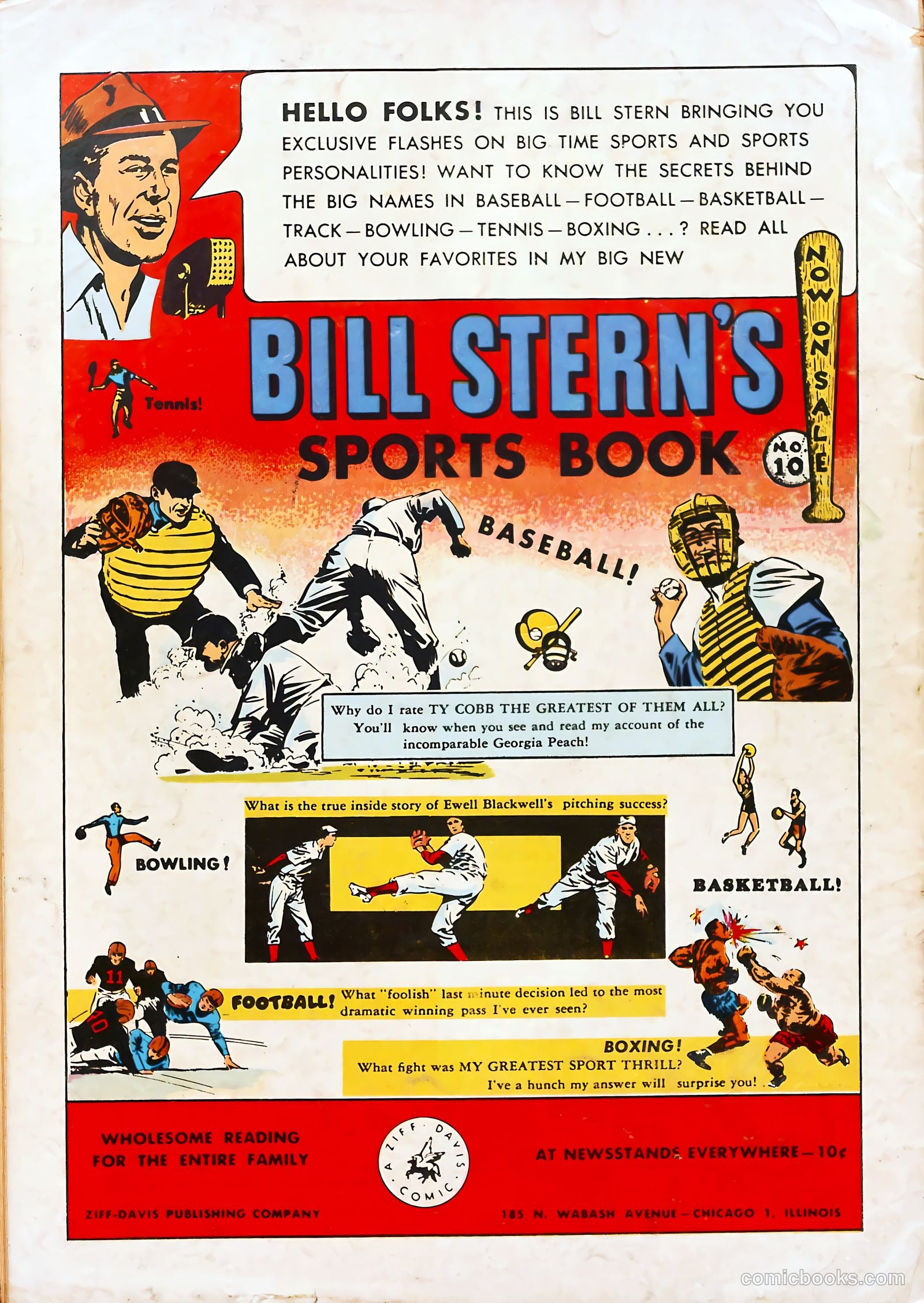 Football Thrills #1 (1951) — page 36 of 36