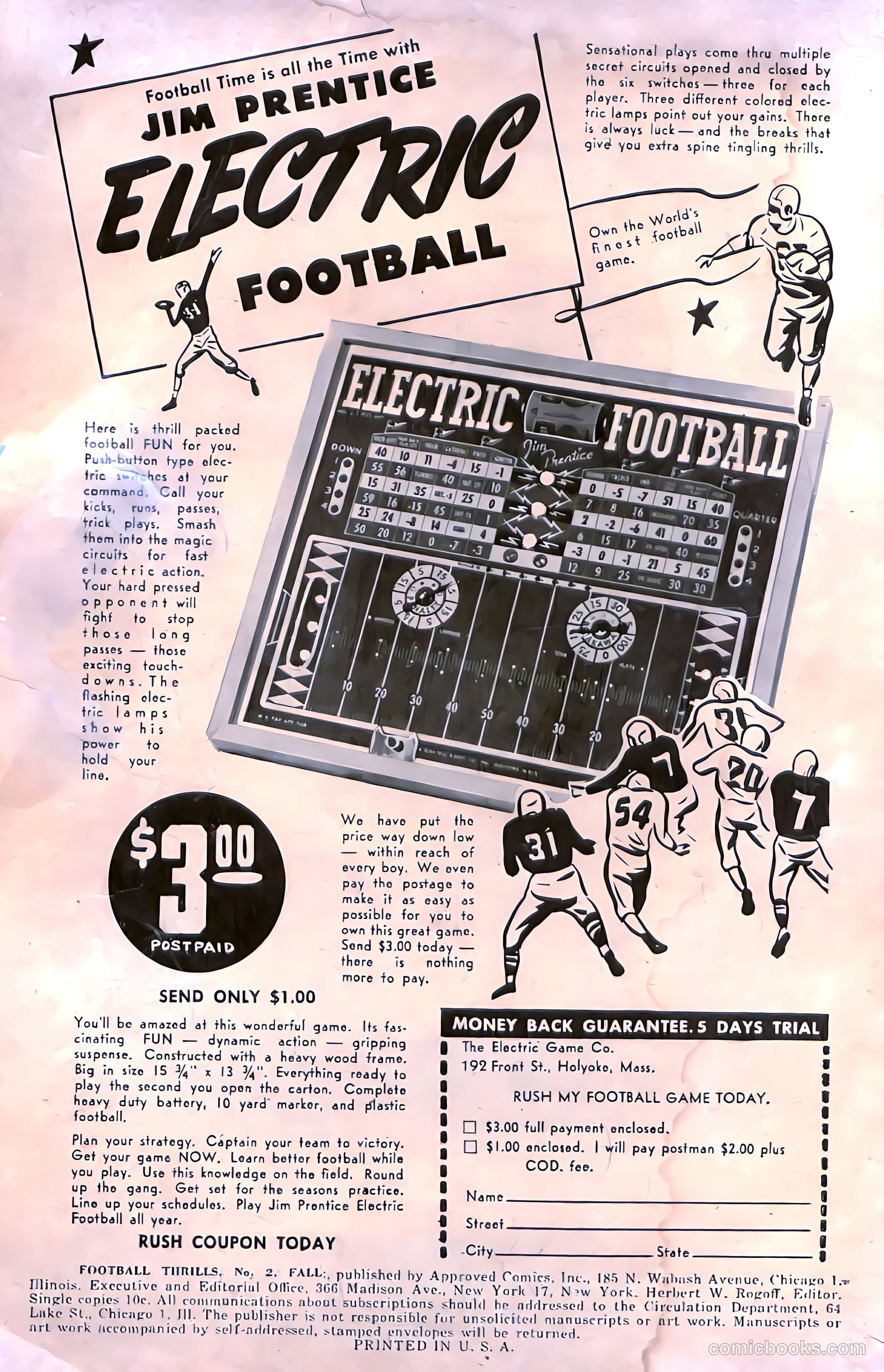 Football Thrills #2 (1952) — page 2 of 36