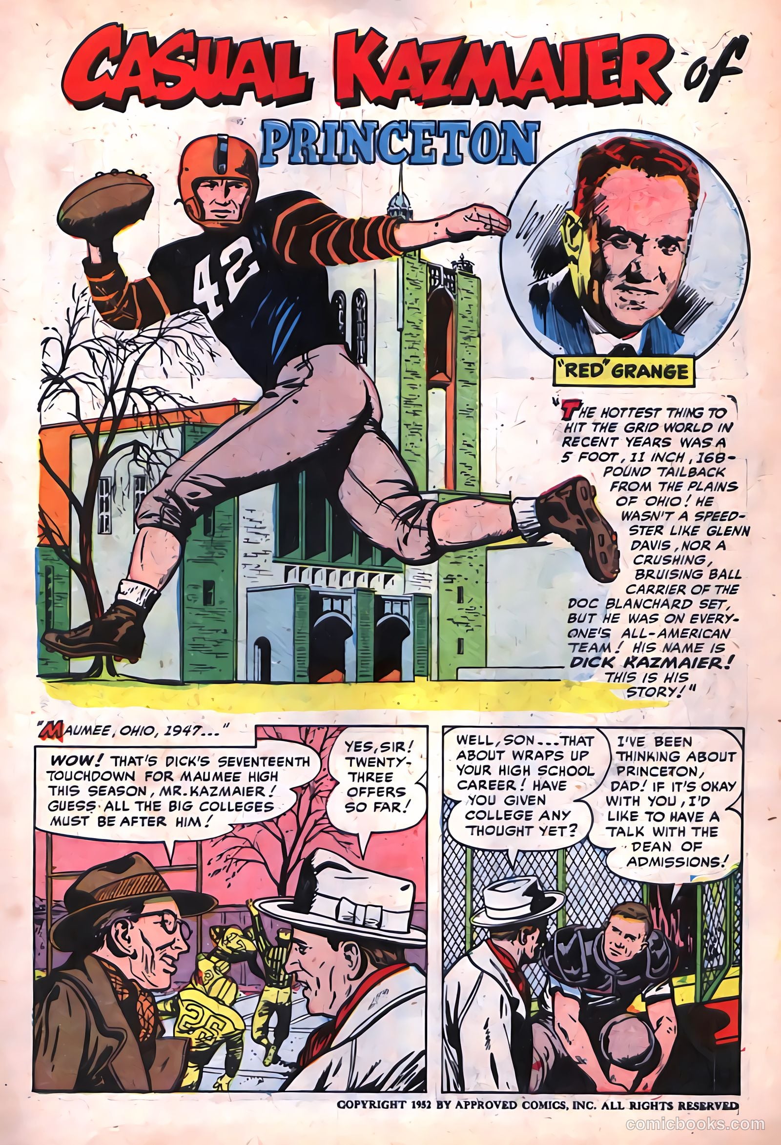 Football Thrills #2 (1952) — page 3 of 36