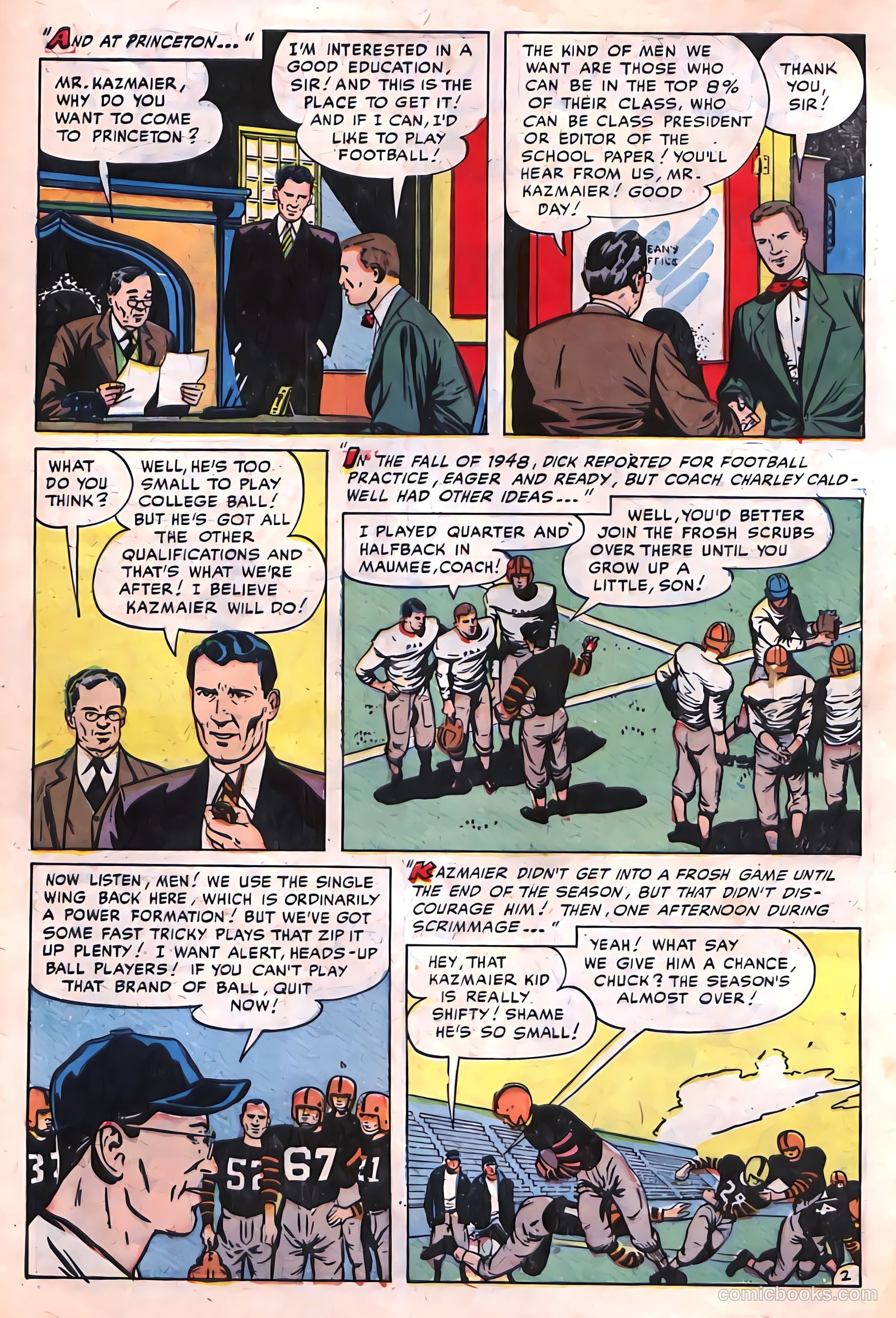 Football Thrills #2 (1952) — page 4 of 36