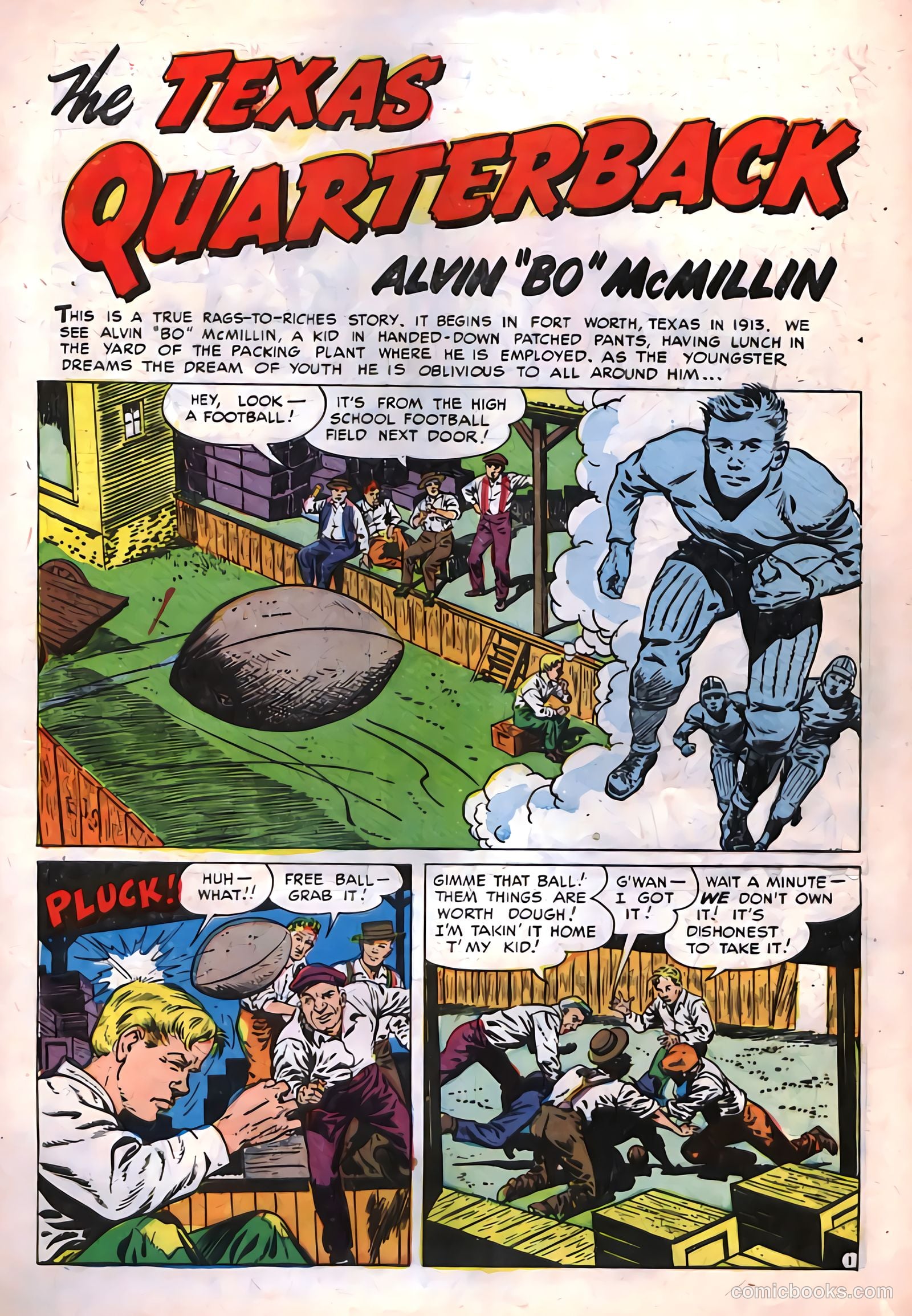 Football Thrills #2 (1952) — page 9 of 36