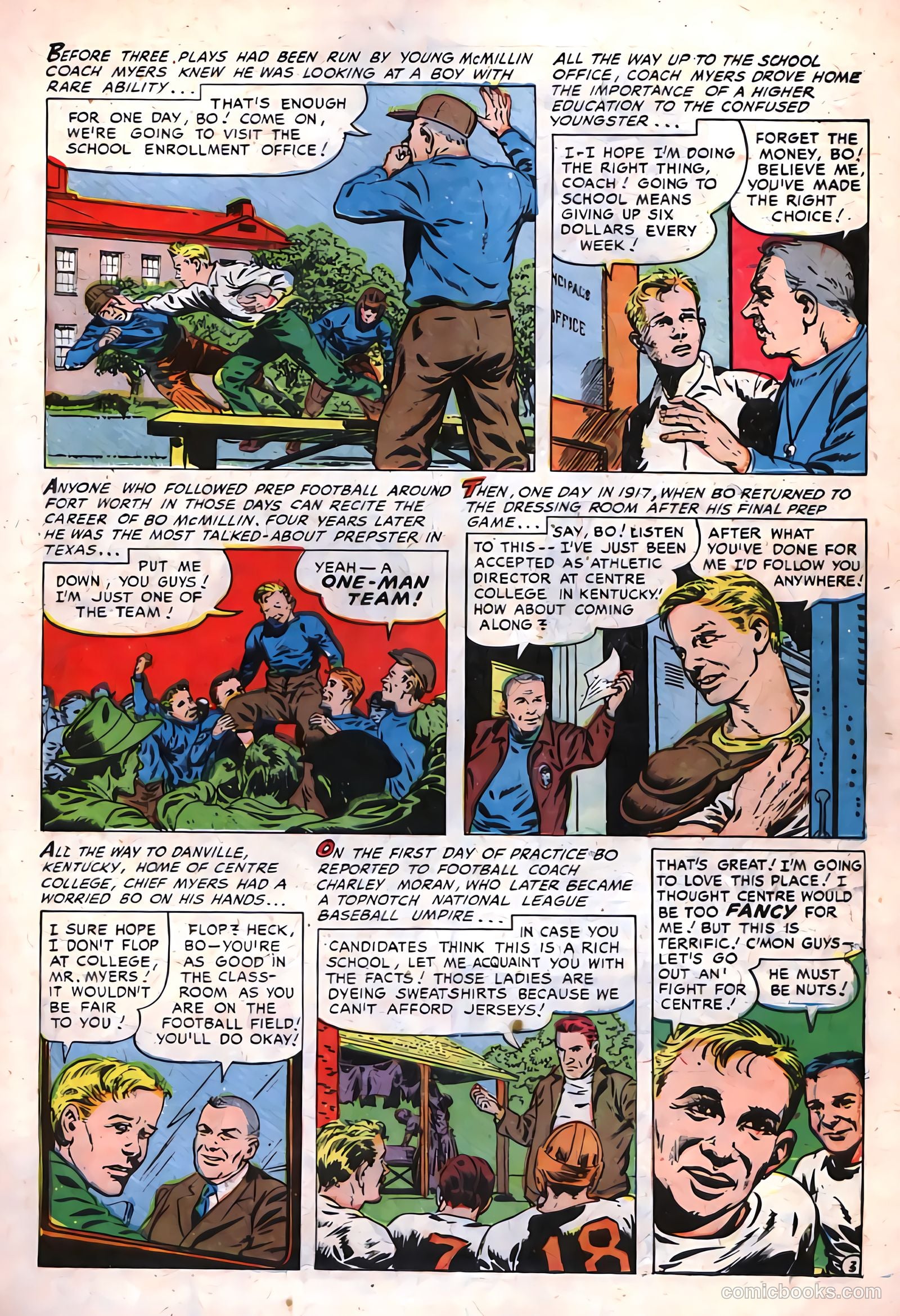 Football Thrills #2 (1952) — page 11 of 36