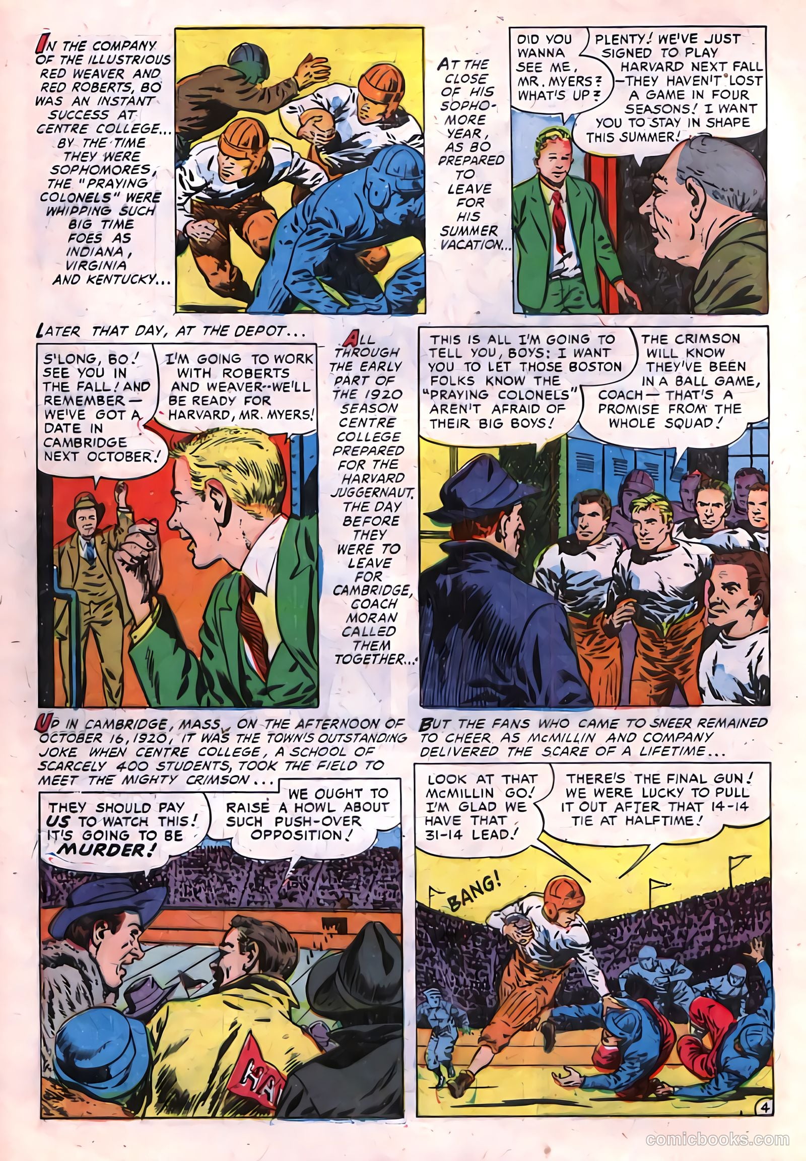 Football Thrills #2 (1952) — page 12 of 36