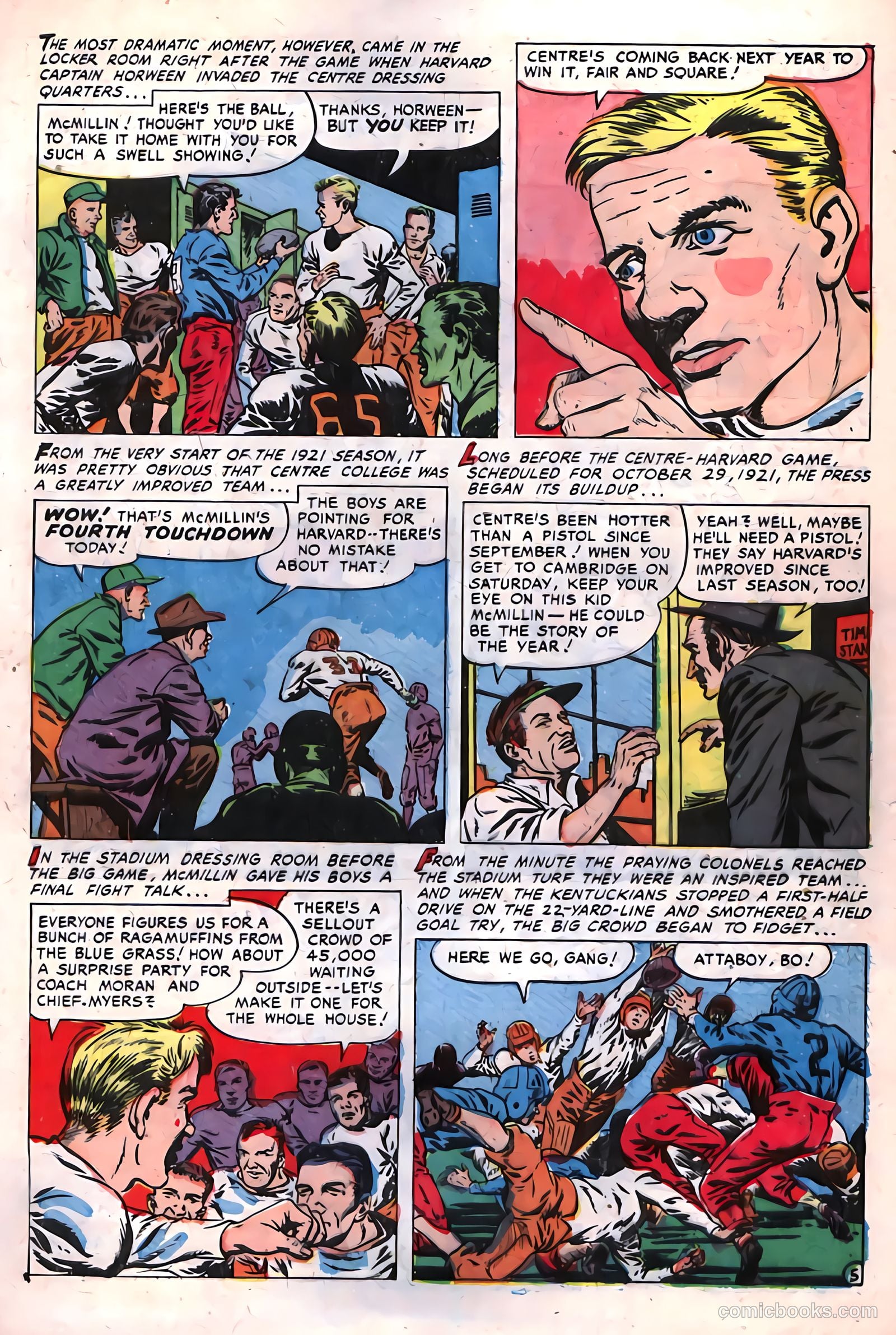 Football Thrills #2 (1952) — page 13 of 36