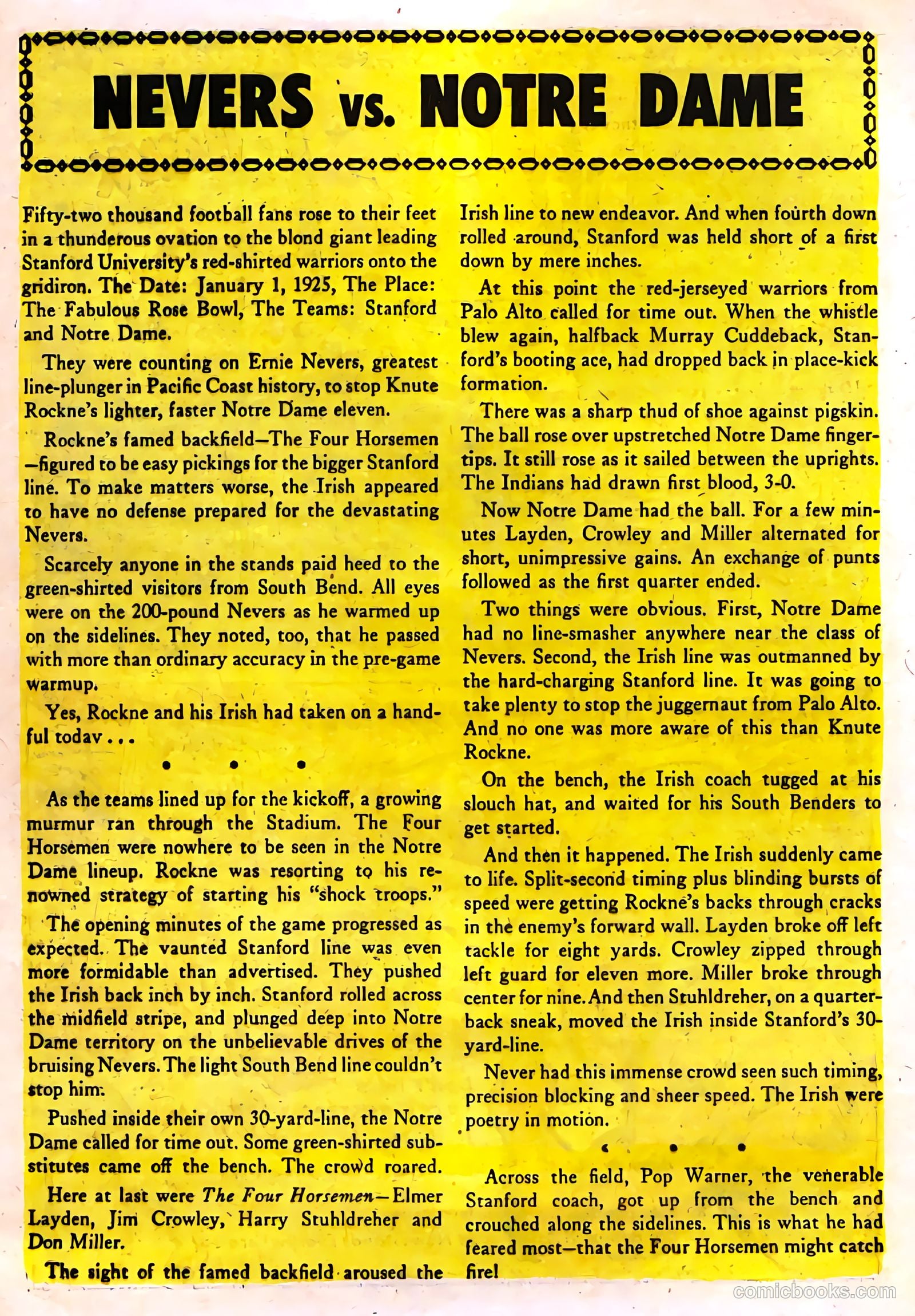 Football Thrills #2 (1952) — page 16 of 36