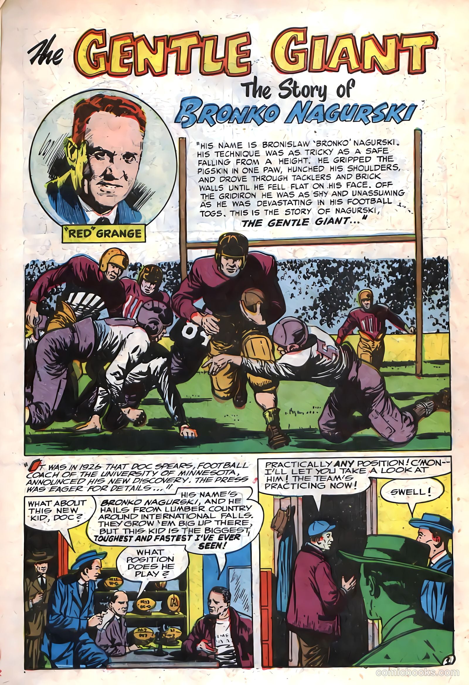Football Thrills #2 (1952) — page 19 of 36