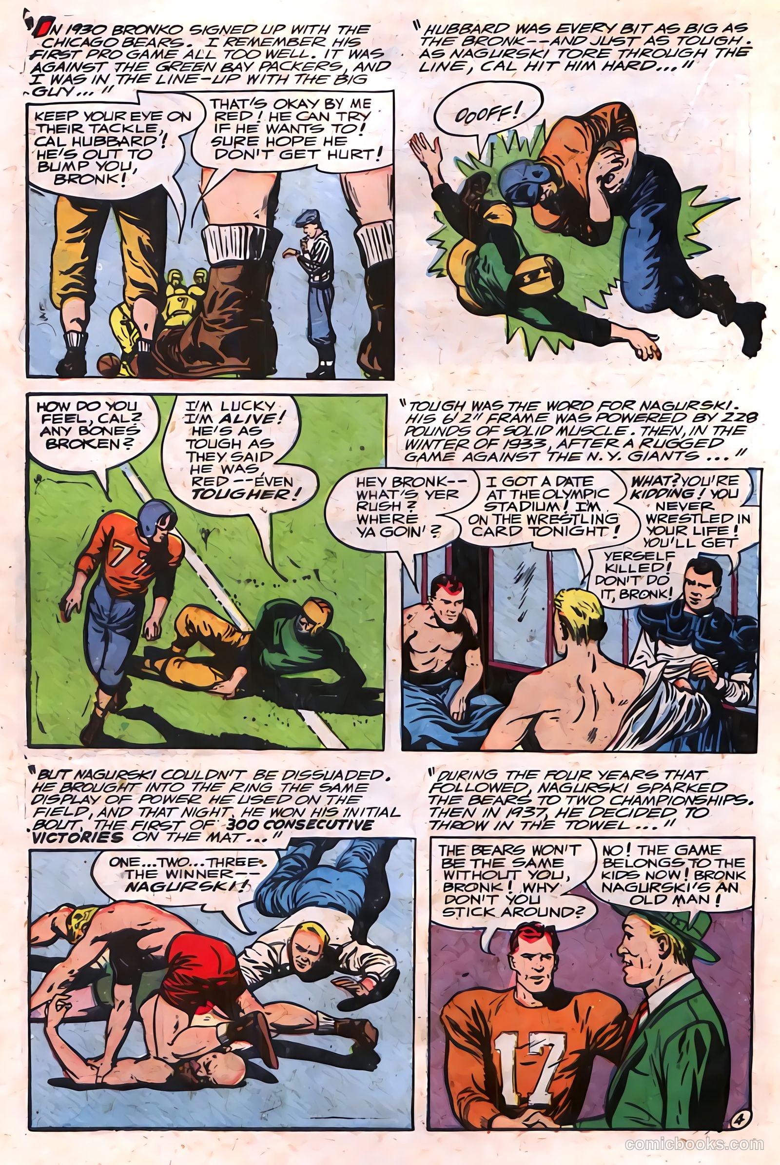 Football Thrills #2 (1952) — page 22 of 36