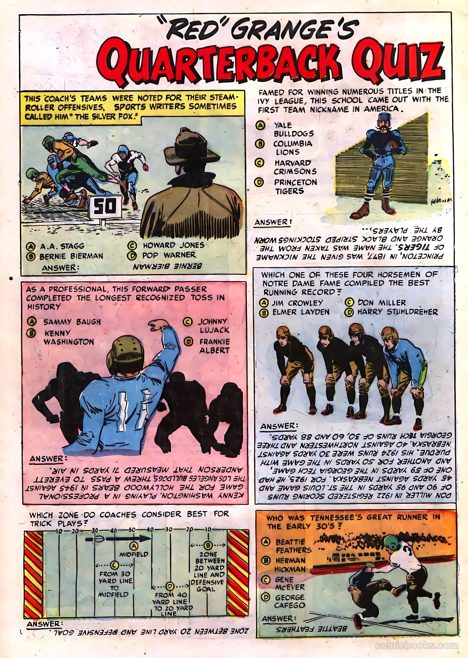 Football Thrills #2 (1952) — page 24 of 36