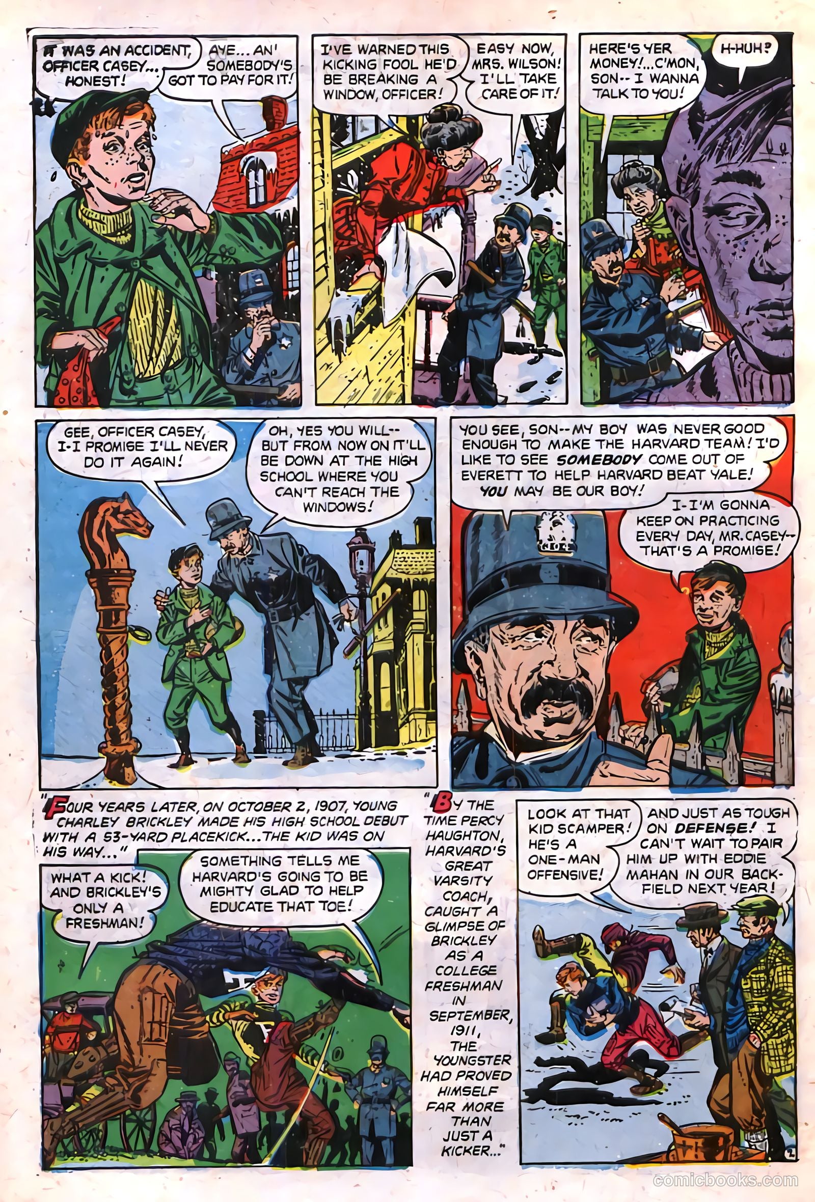 Football Thrills #2 (1952) — page 30 of 36