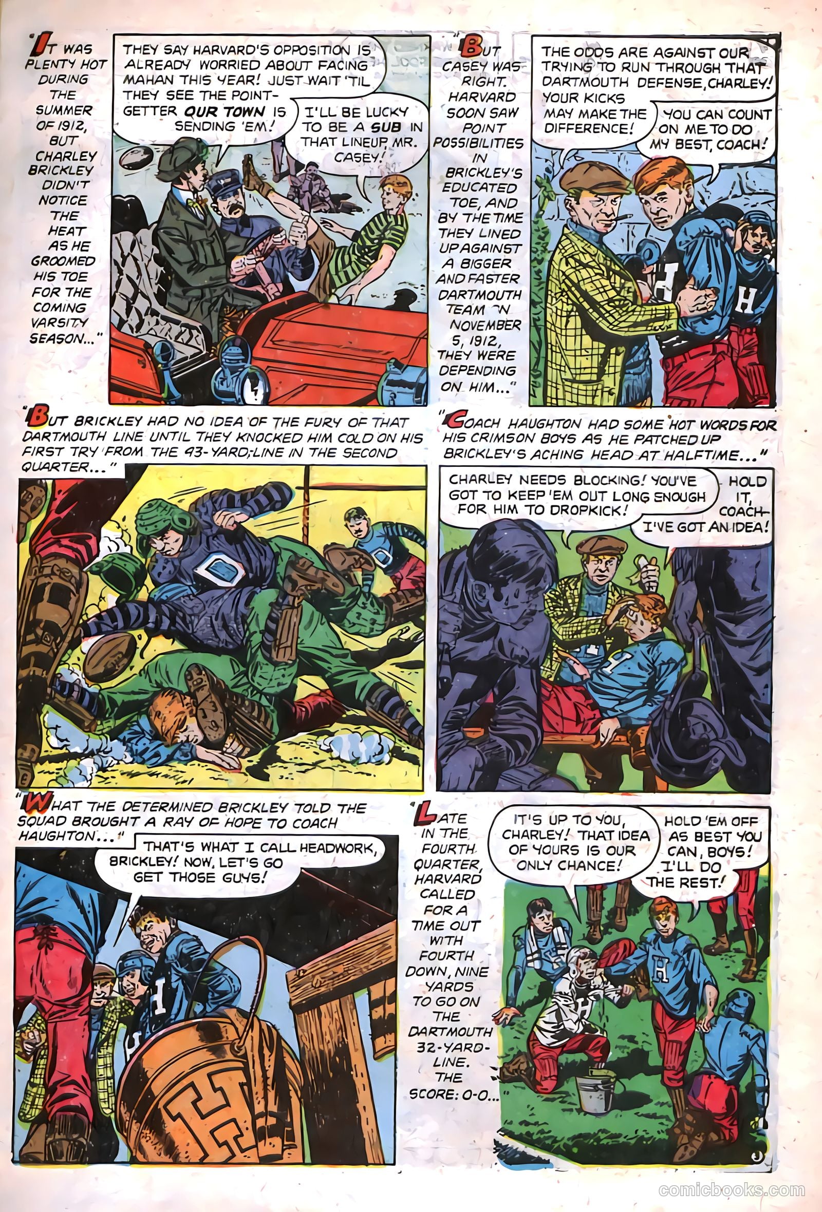 Football Thrills #2 (1952) — page 31 of 36