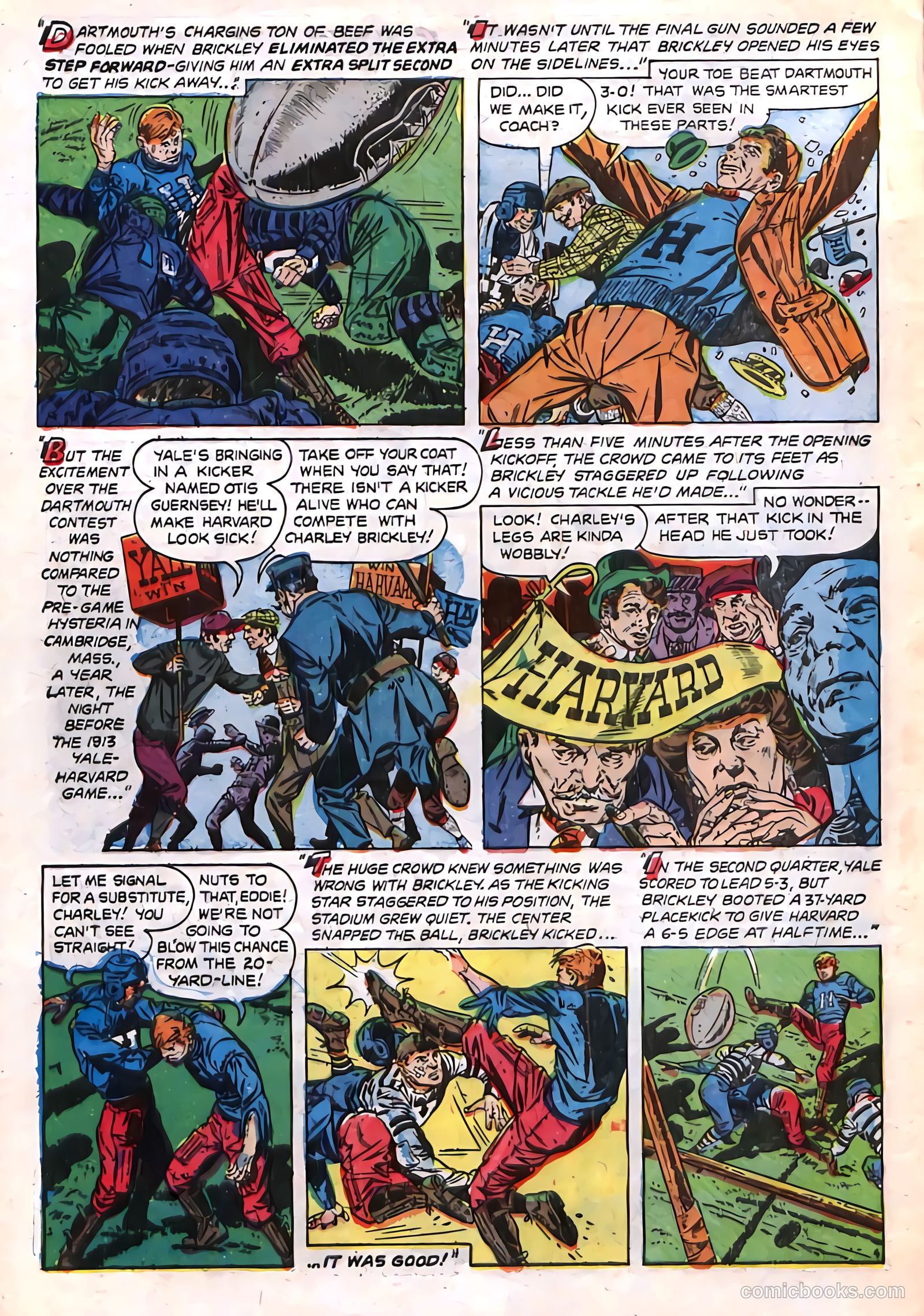 Football Thrills #2 (1952) — page 32 of 36