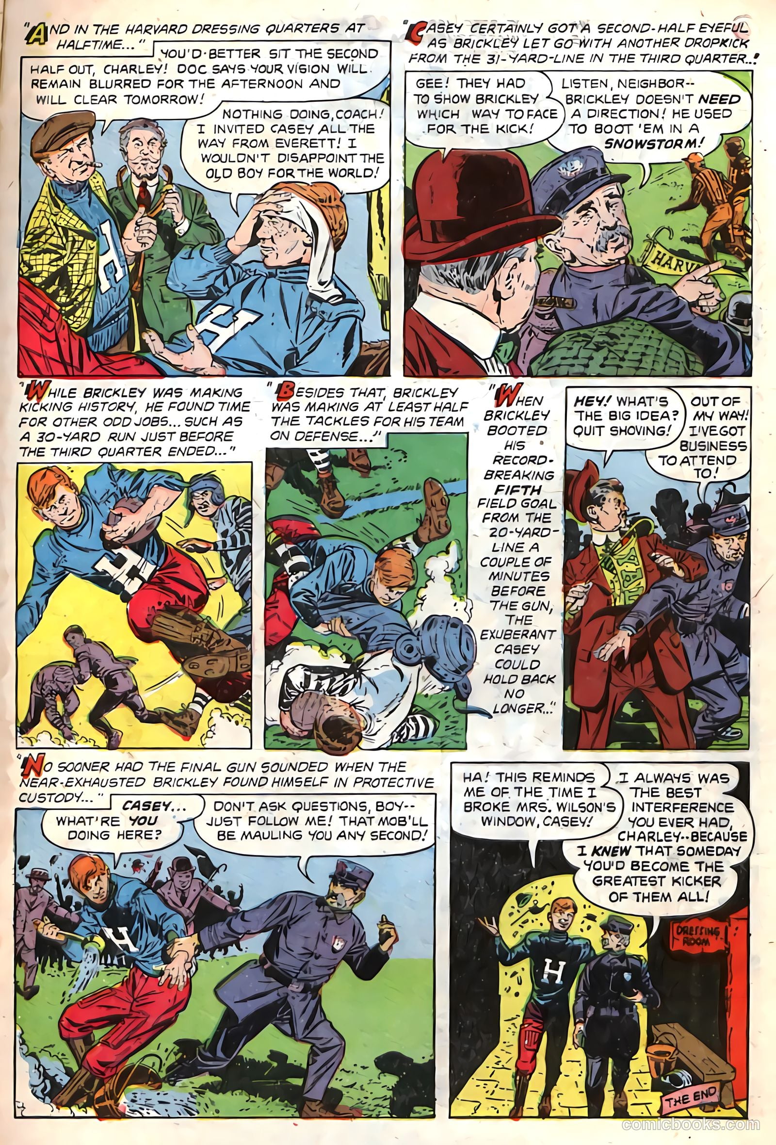 Football Thrills #2 (1952) — page 33 of 36