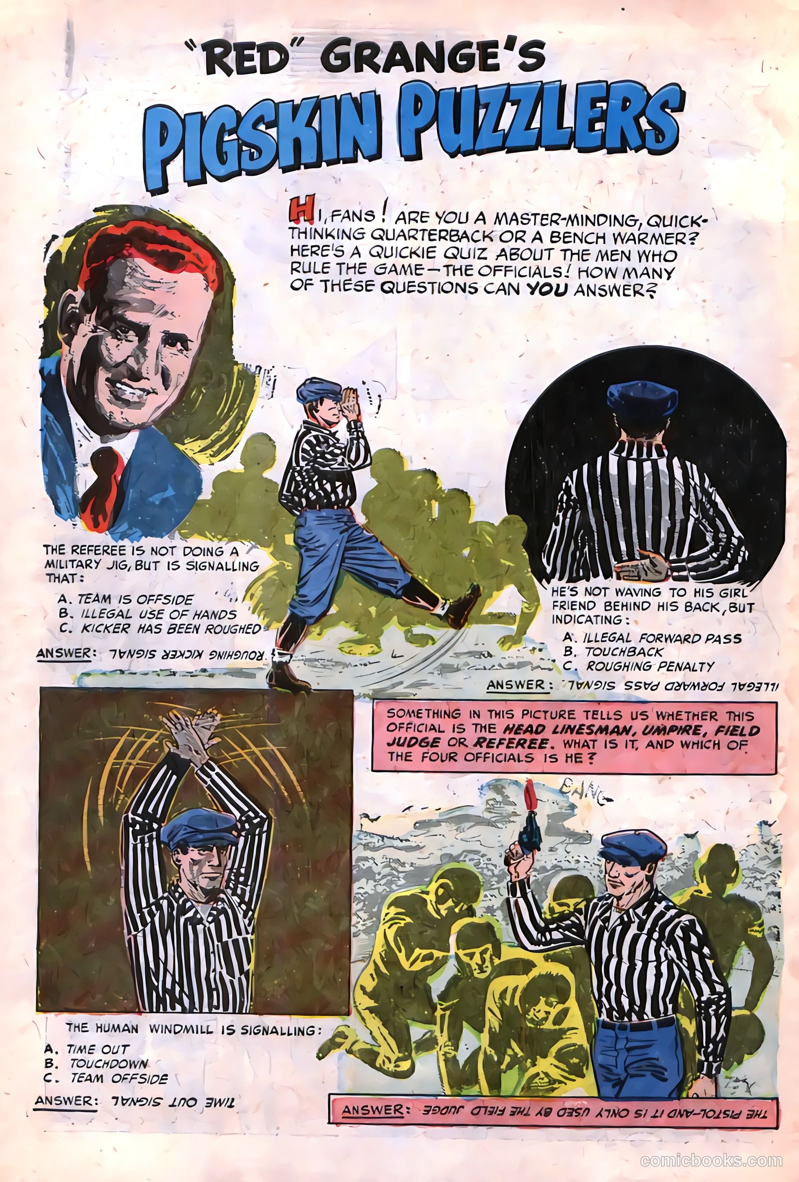 Football Thrills #2 (1952) — page 34 of 36
