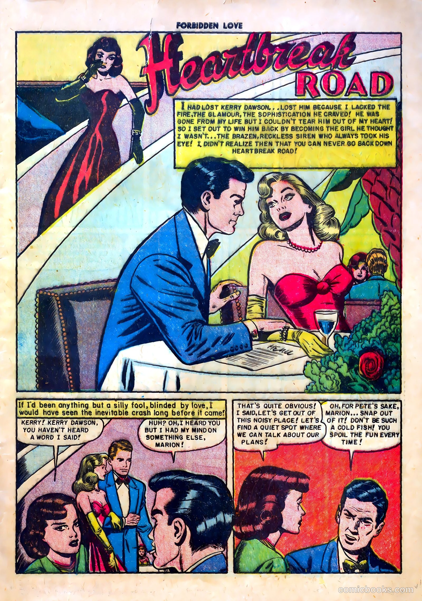 Forbidden Love #1 (1950) — page 3 of 36