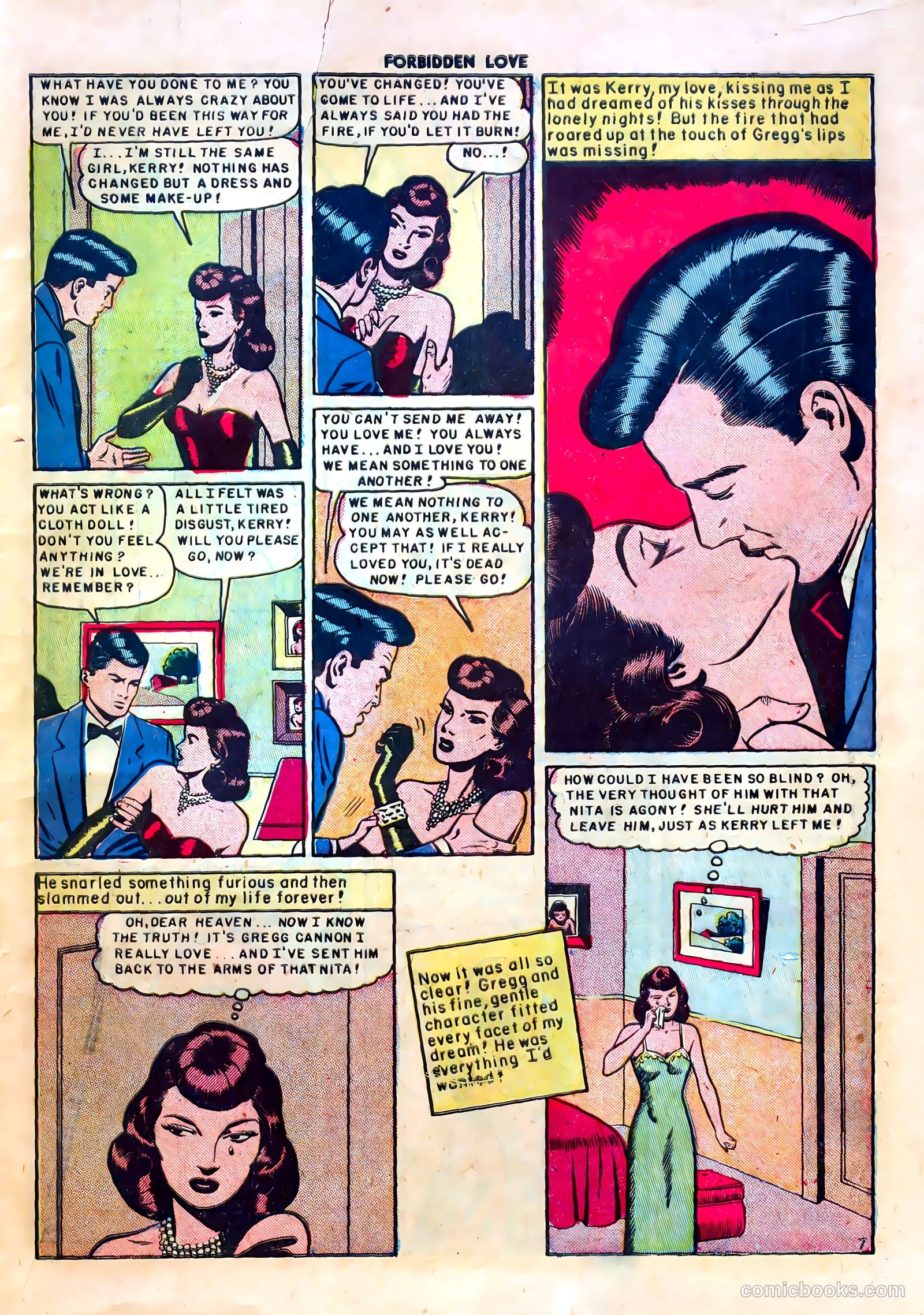 Forbidden Love #1 (1950) — page 9 of 36