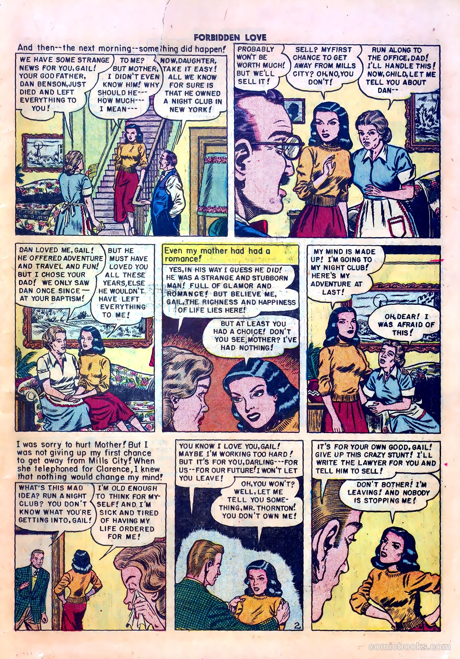 Forbidden Love #1 (1950) — page 13 of 36