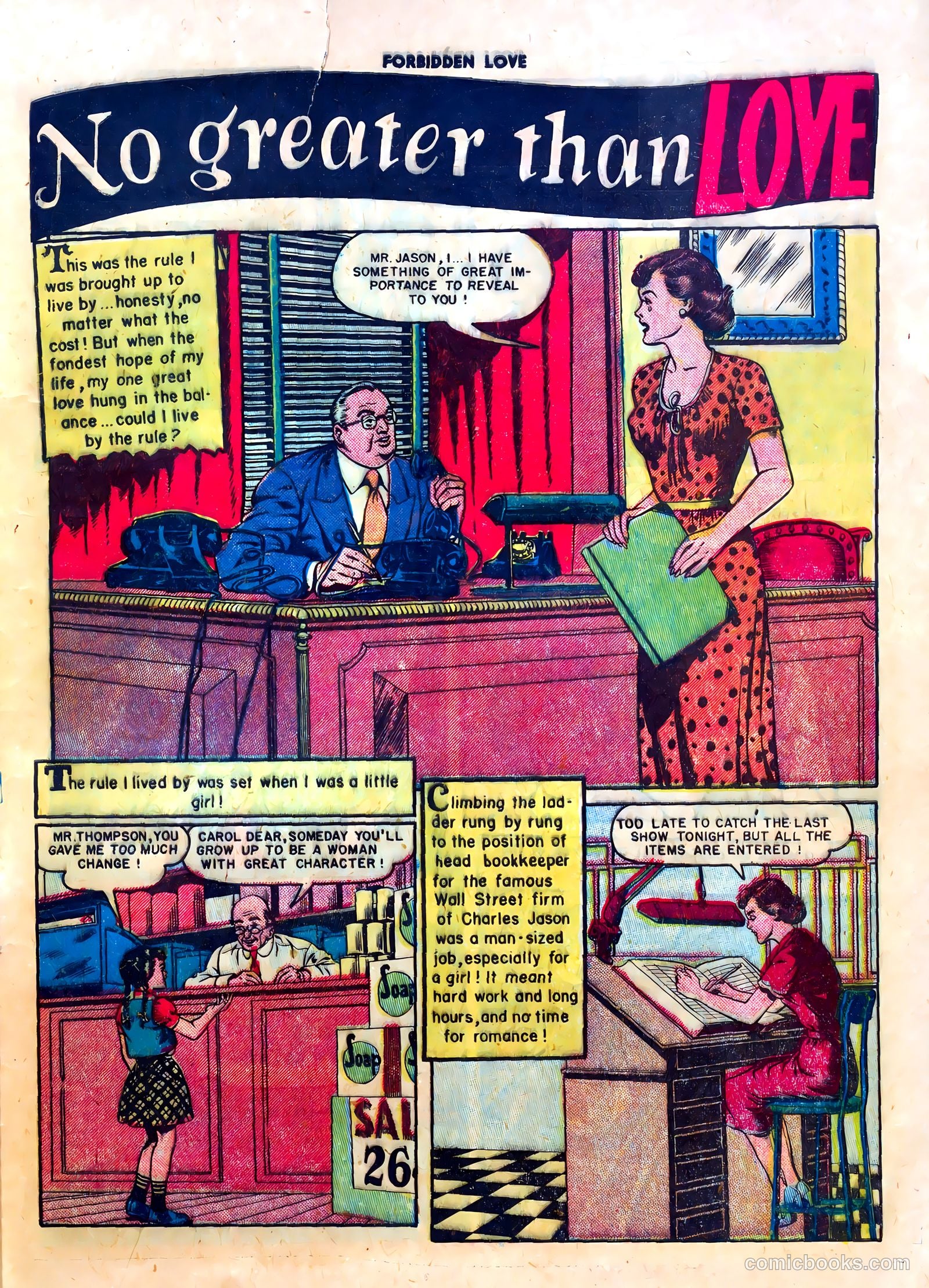 Forbidden Love #1 (1950) — page 27 of 36