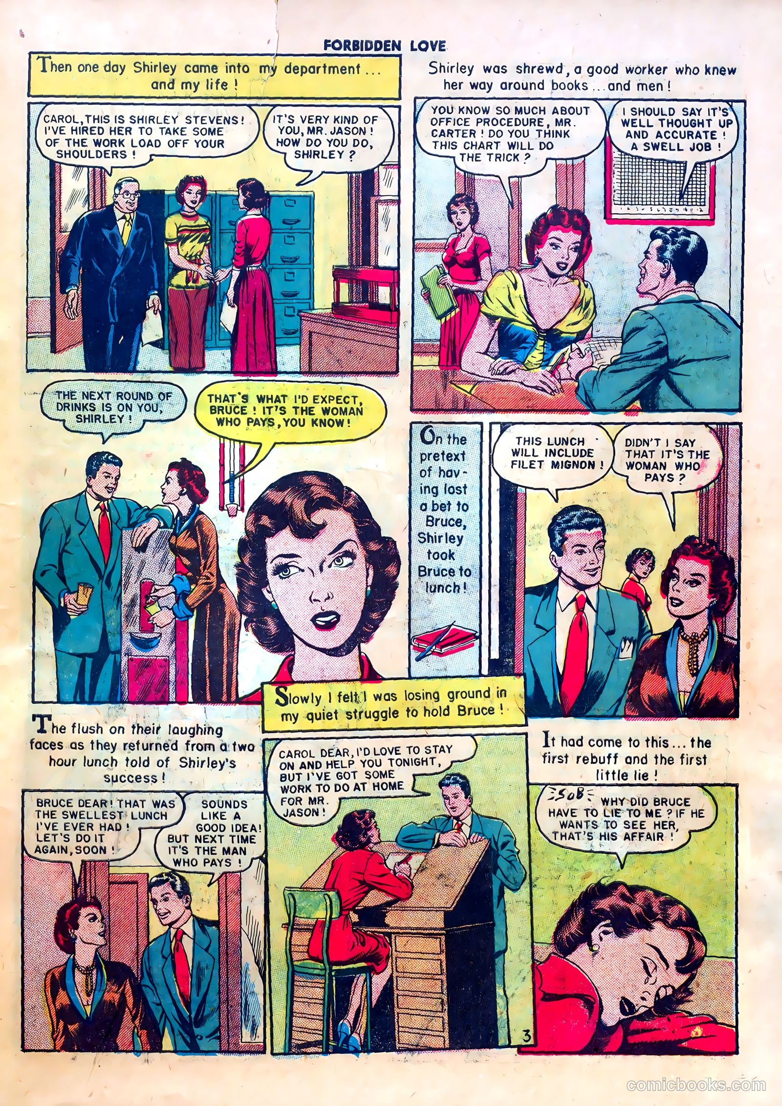 Forbidden Love #1 (1950) — page 29 of 36
