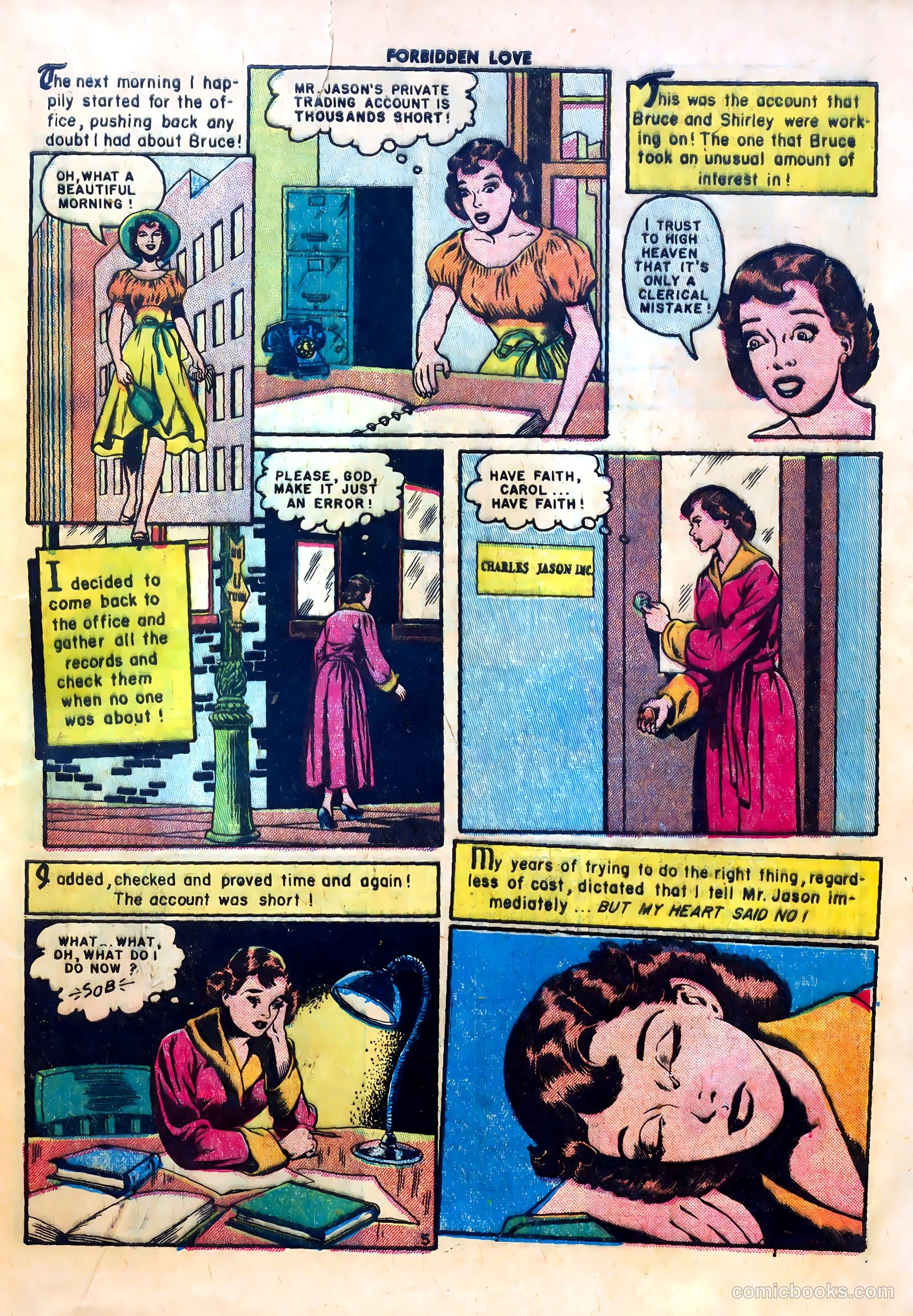 Forbidden Love #1 (1950) — page 31 of 36