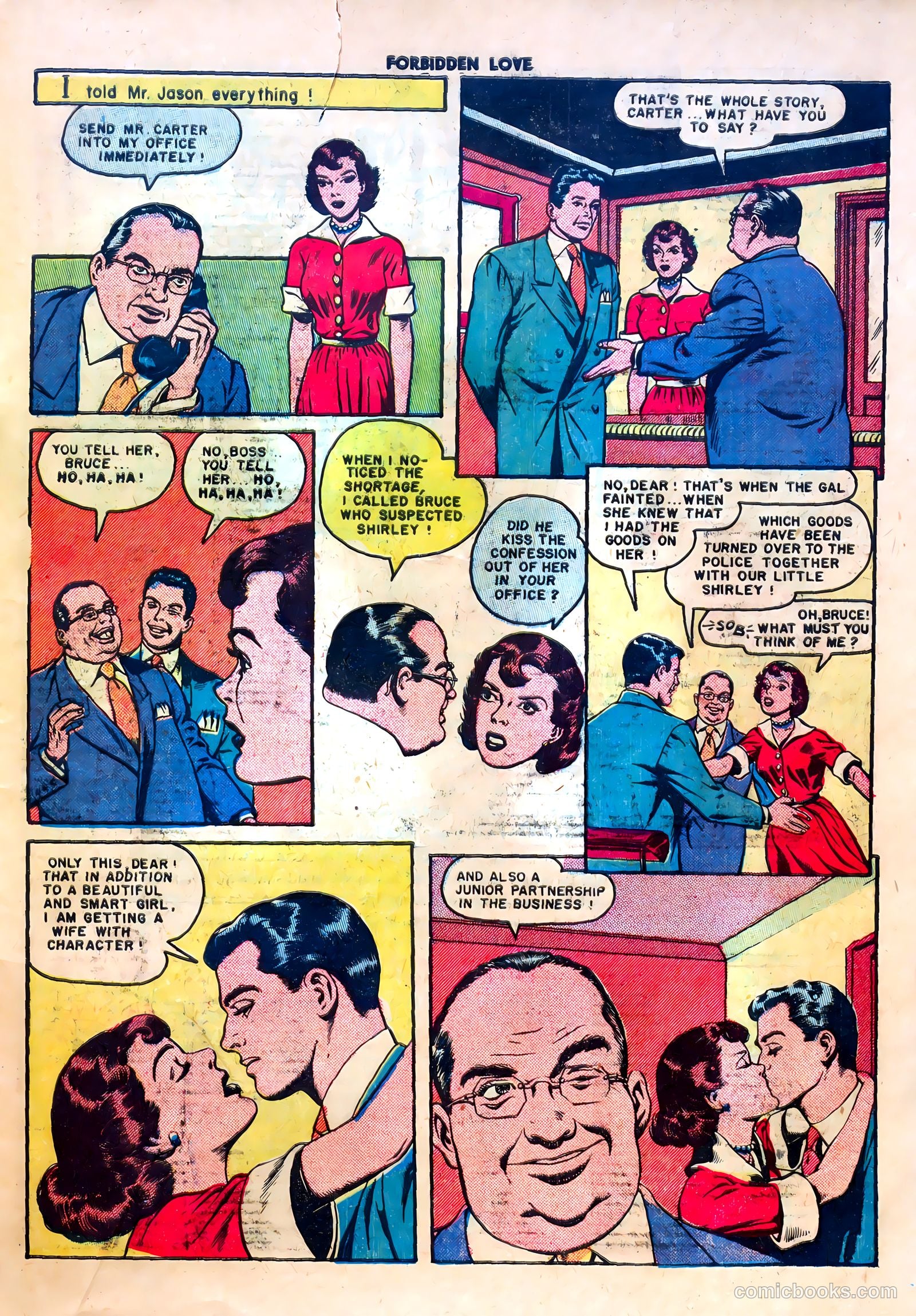 Forbidden Love #1 (1950) — page 33 of 36