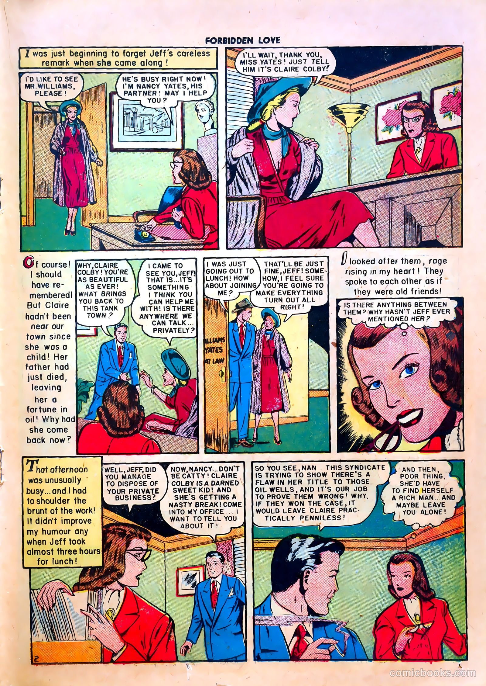Forbidden Love #2 (1950) — page 19 of 36