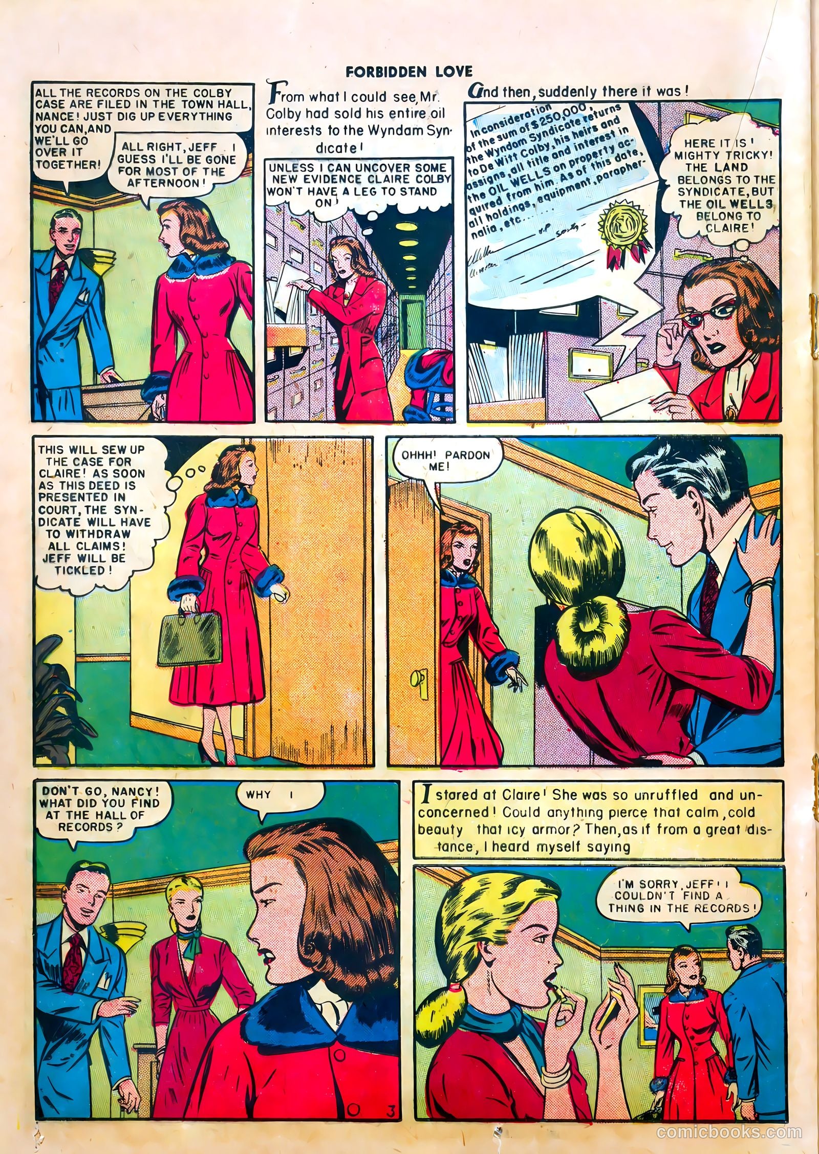 Forbidden Love #2 (1950) — page 20 of 36