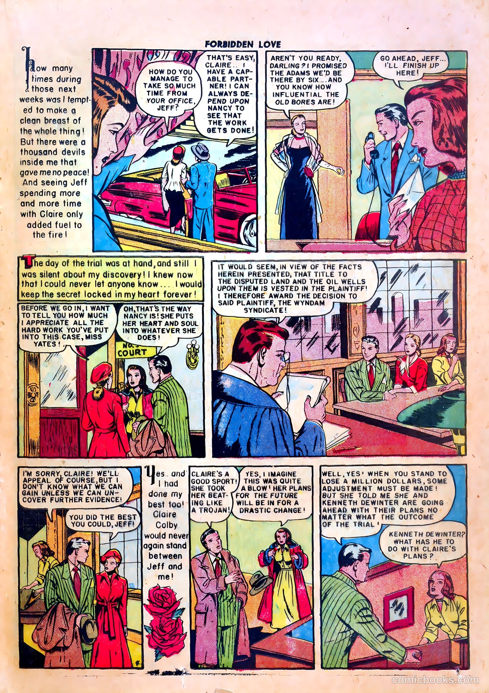 Forbidden Love #2 (1950) — page 21 of 36
