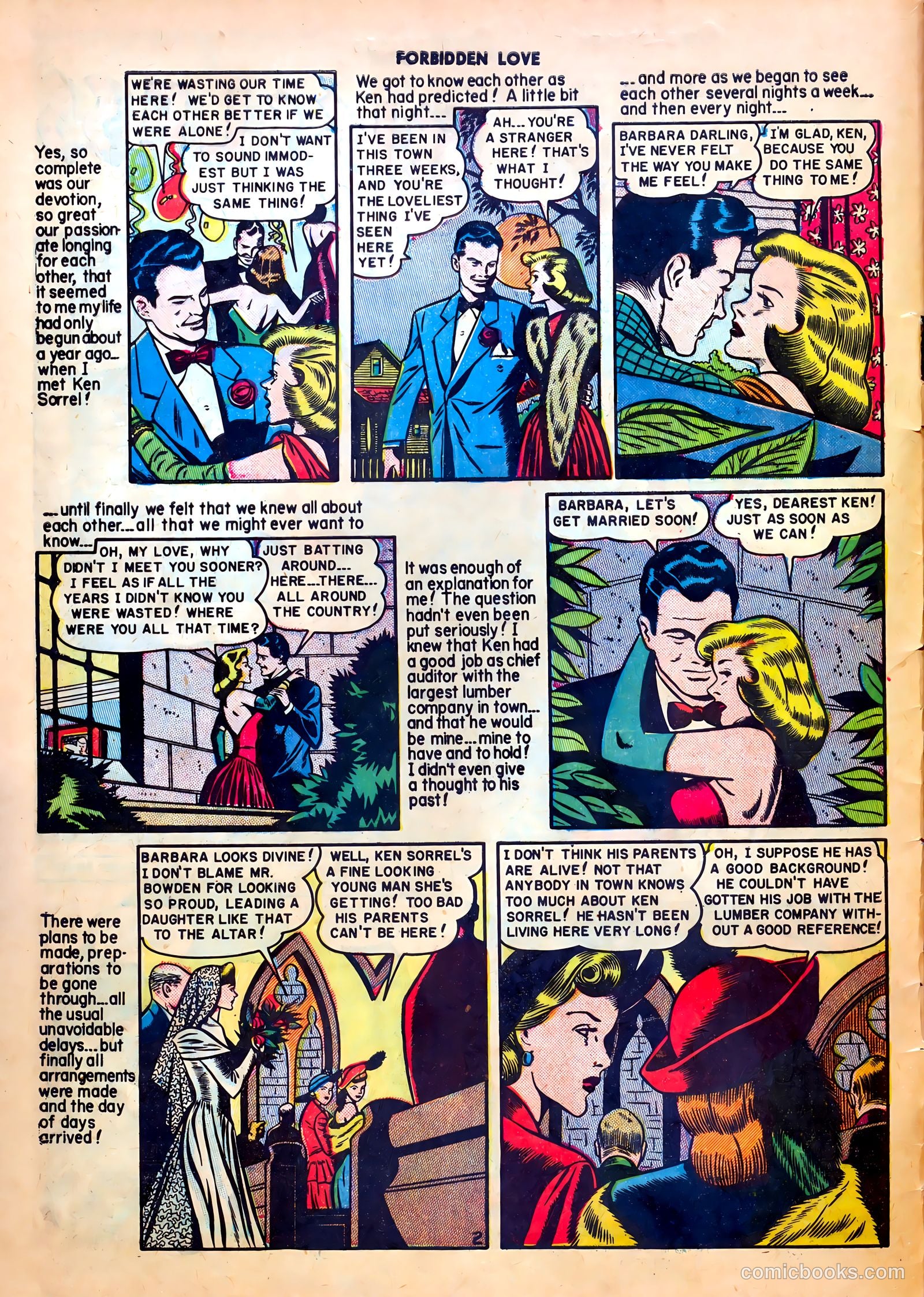 Forbidden Love #3 (1950) — page 4 of 36