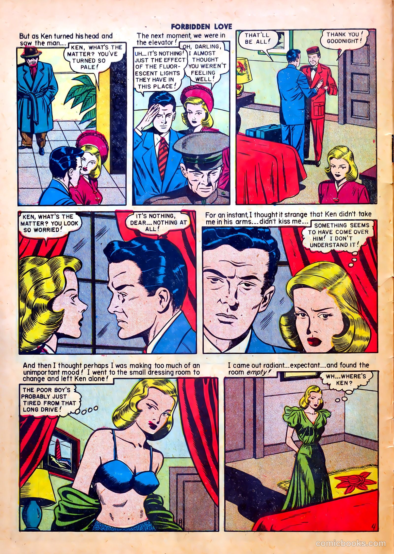 Forbidden Love #3 (1950) — page 6 of 36