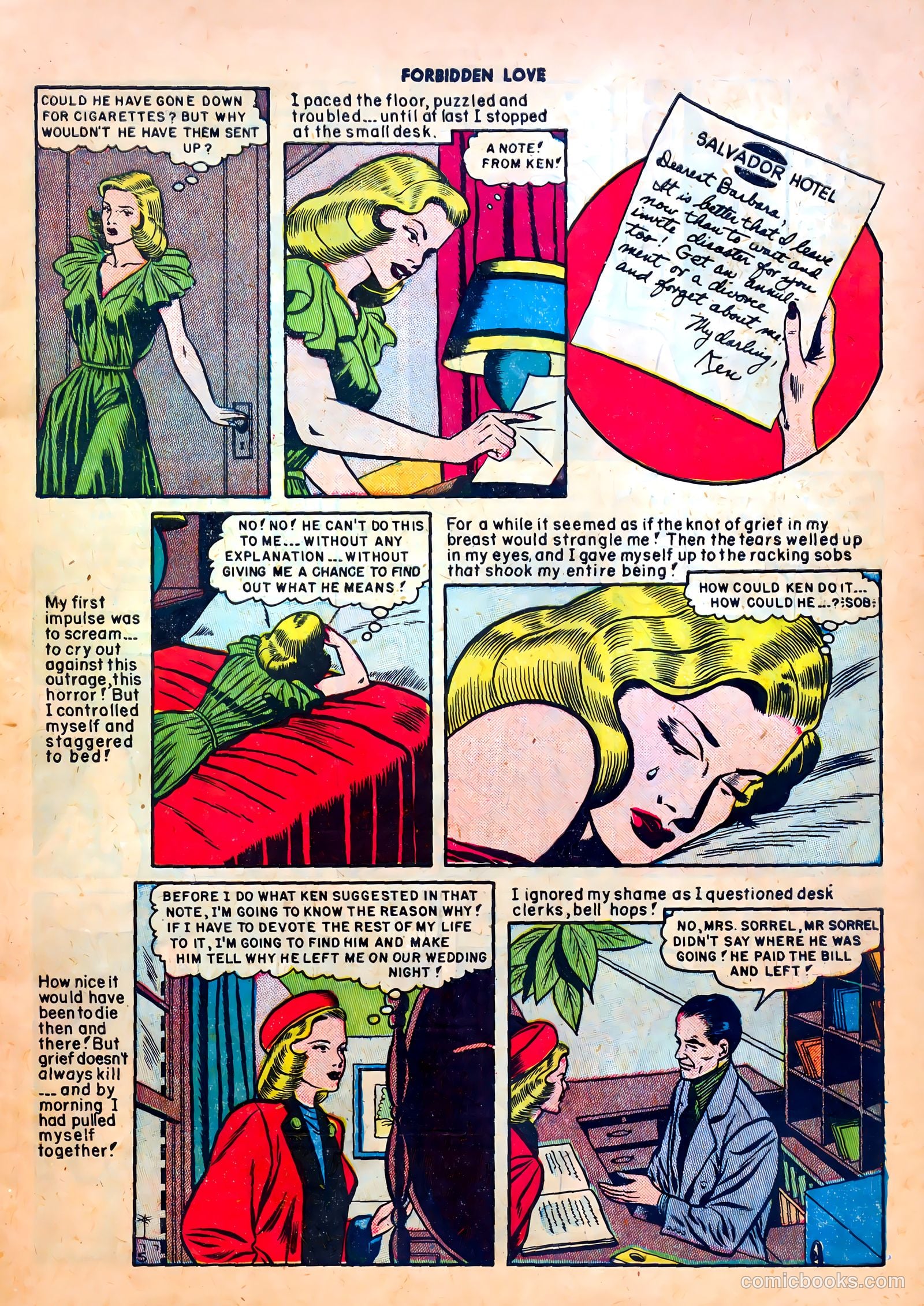 Forbidden Love #3 (1950) — page 7 of 36