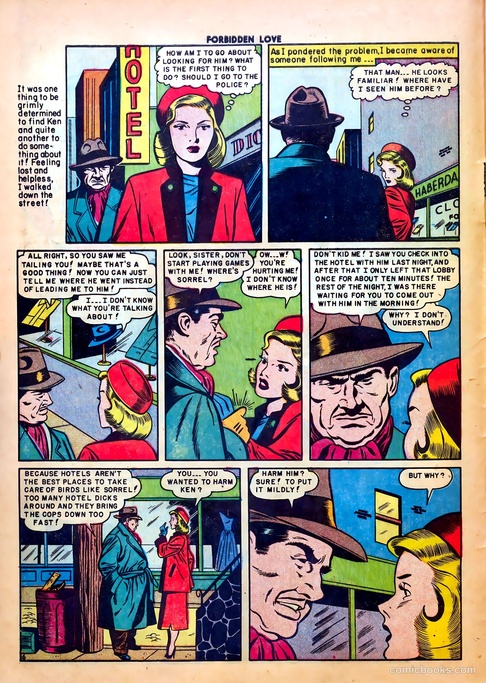 Forbidden Love #3 (1950) — page 8 of 36