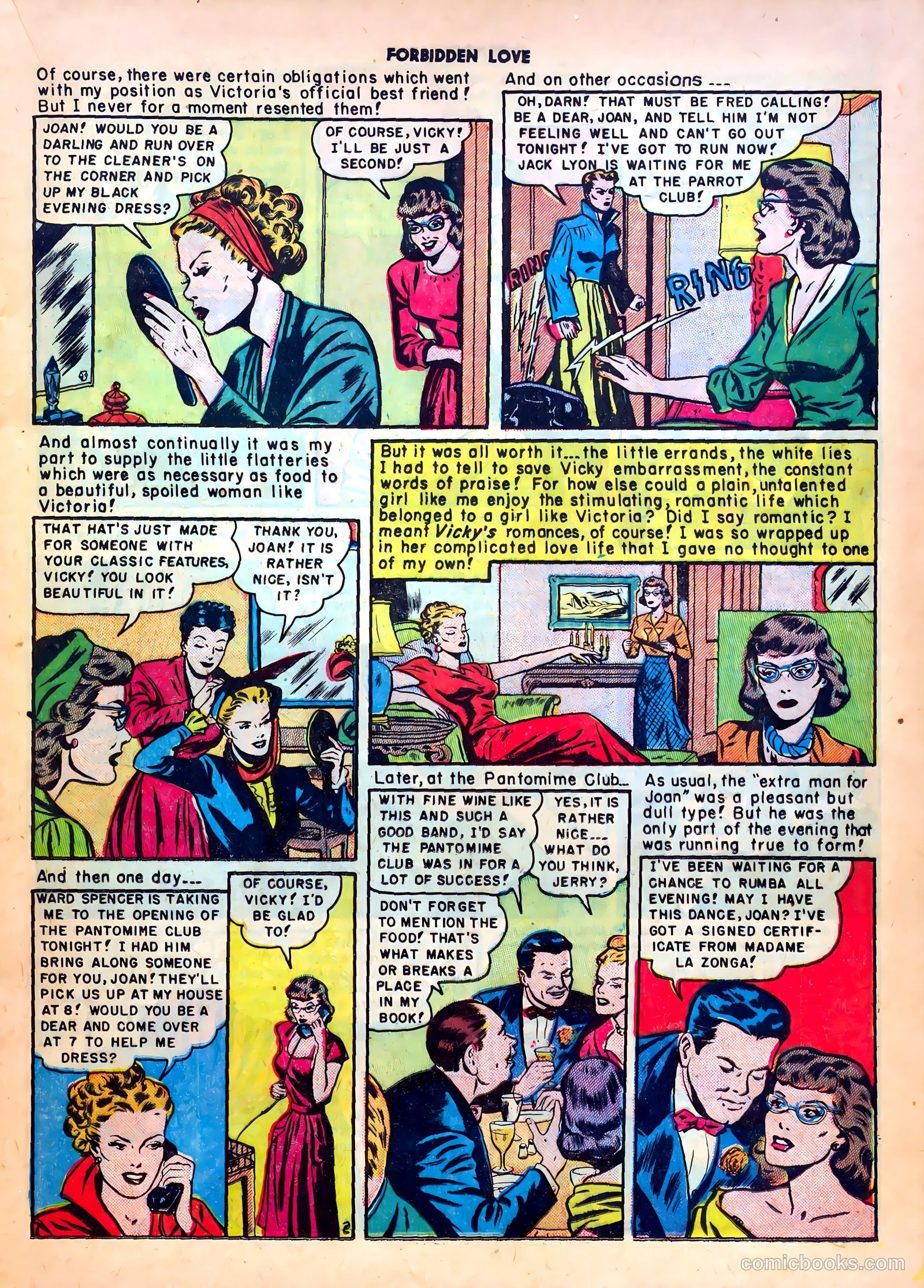 Forbidden Love #3 (1950) — page 13 of 36