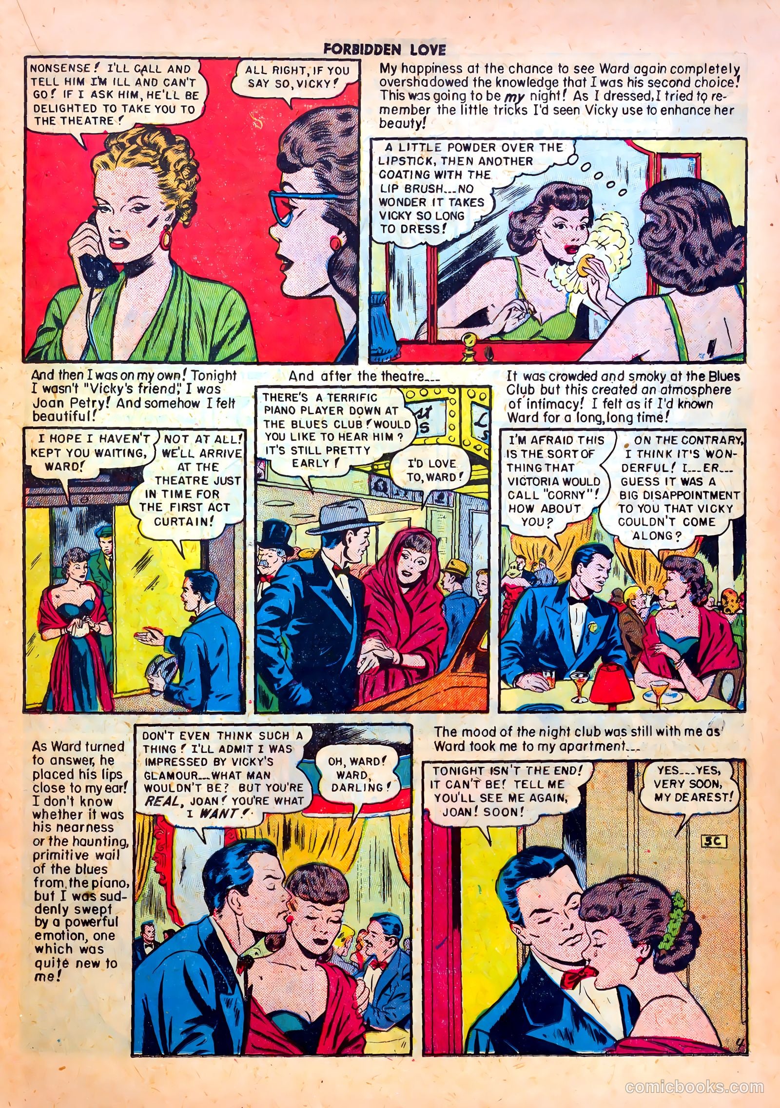 Forbidden Love #3 (1950) — page 15 of 36