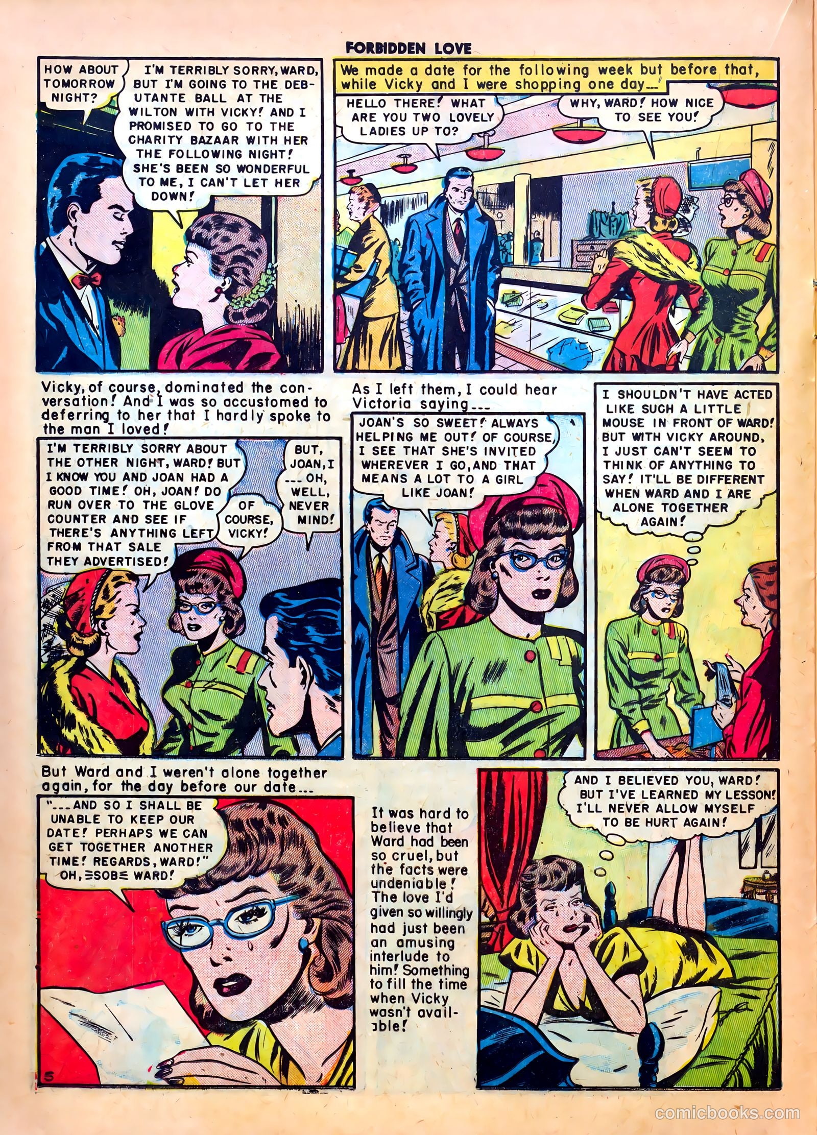 Forbidden Love #3 (1950) — page 16 of 36