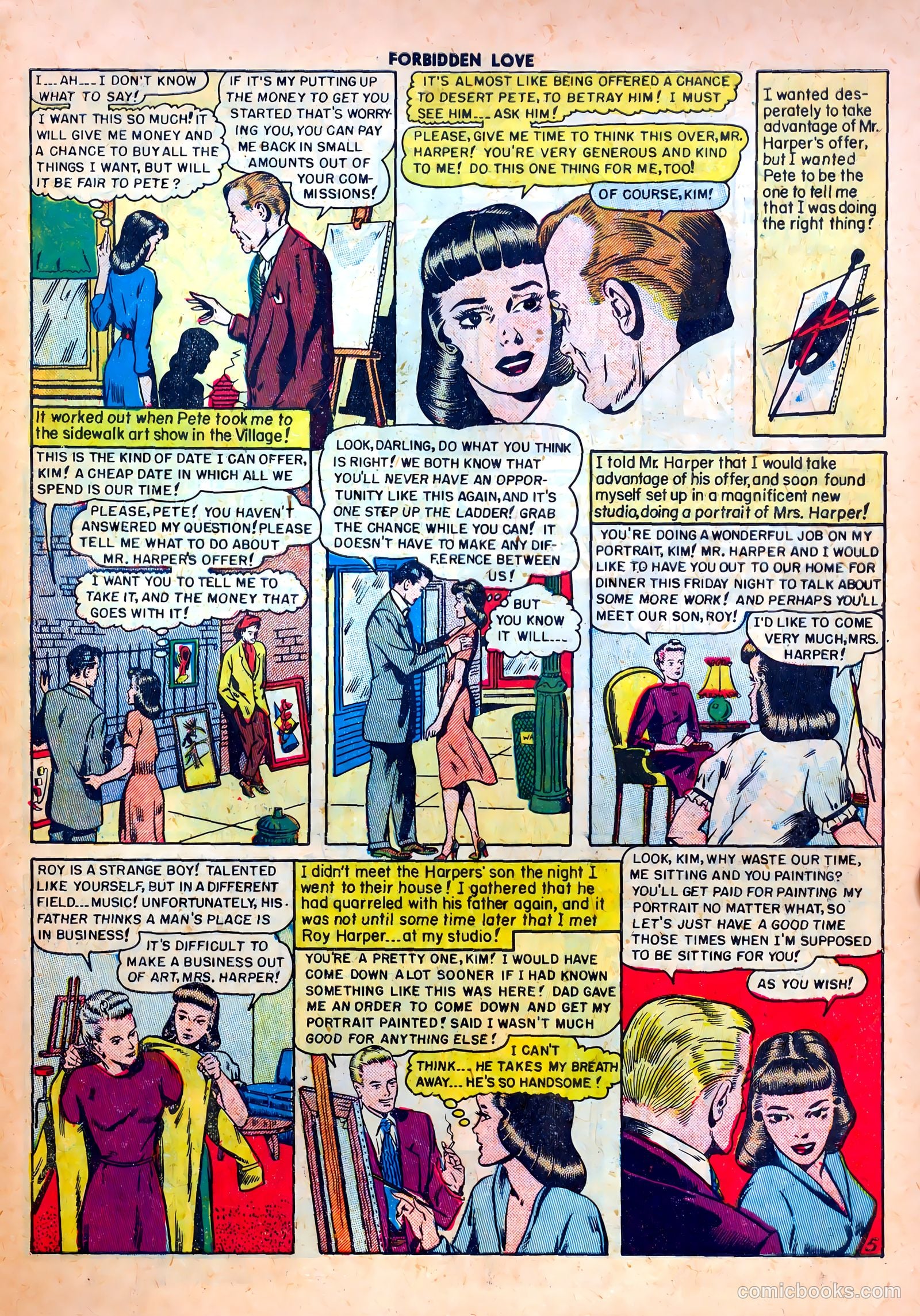 Forbidden Love #3 (1950) — page 31 of 36
